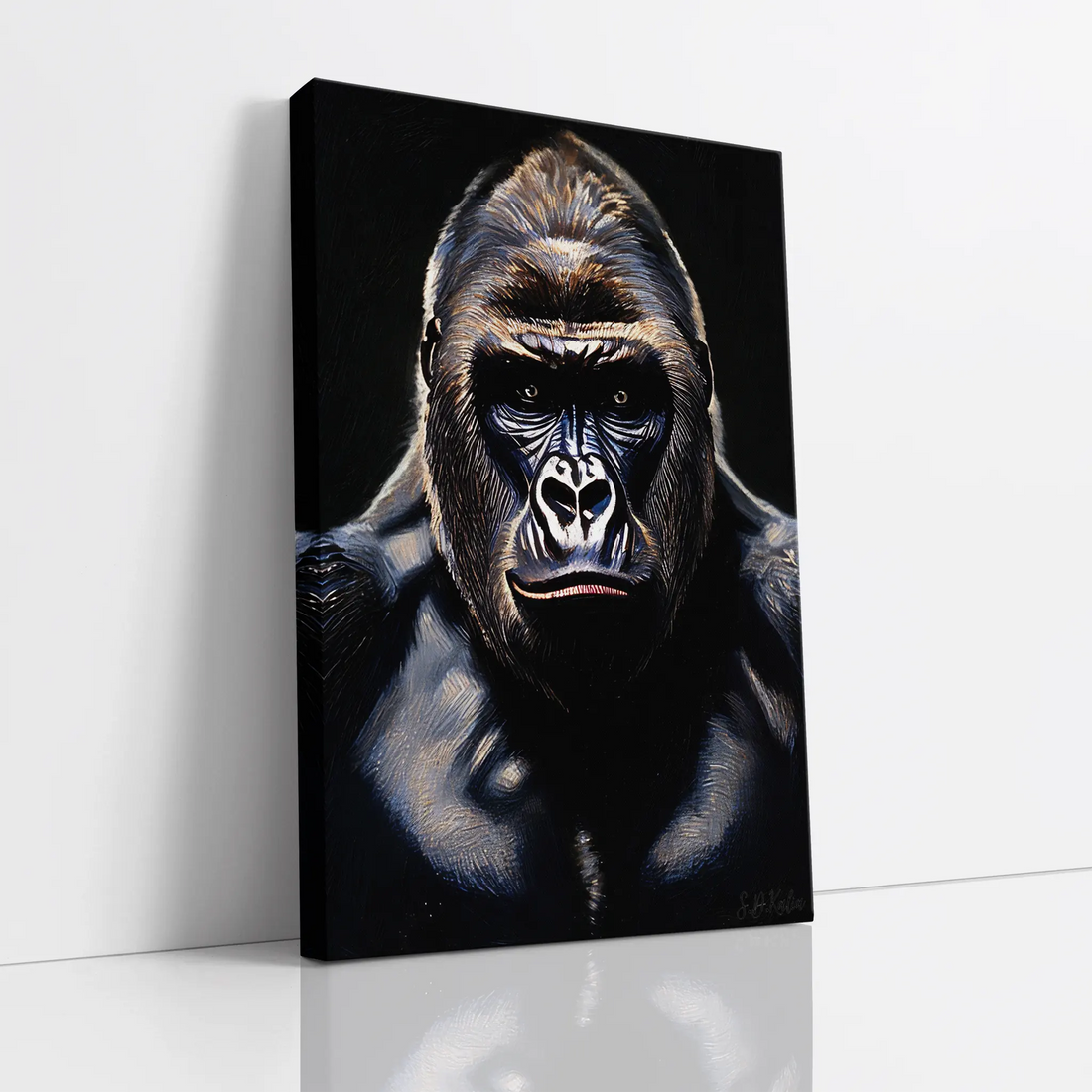 Silverback in Shadow Gorilla Giclée Print 231055 Visual Wall Art AR2:3V Giclée Print