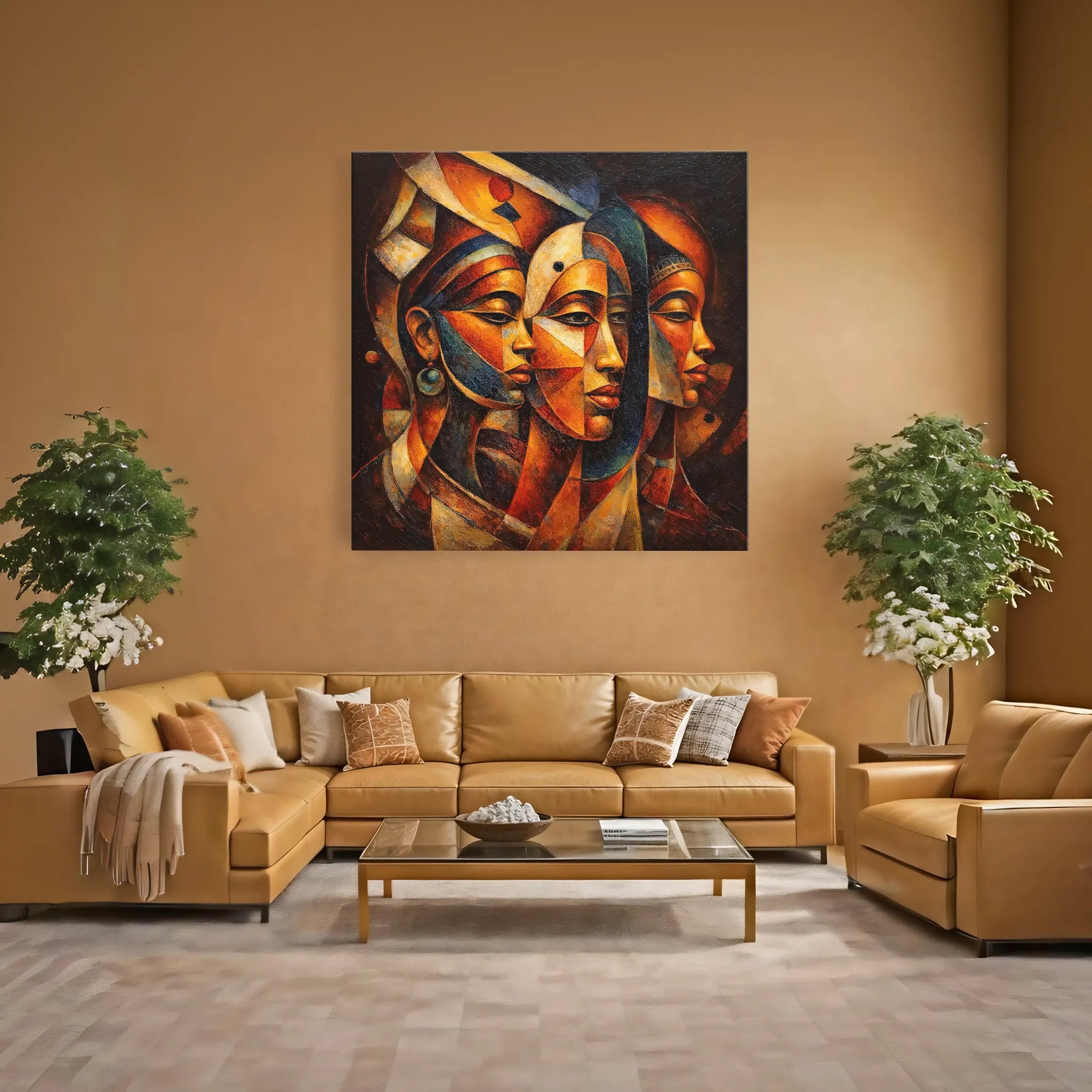 Sisters of the Sunlit Cloth Giclée Print 119022 Visual Wall Art AR1:1S Giclée Print