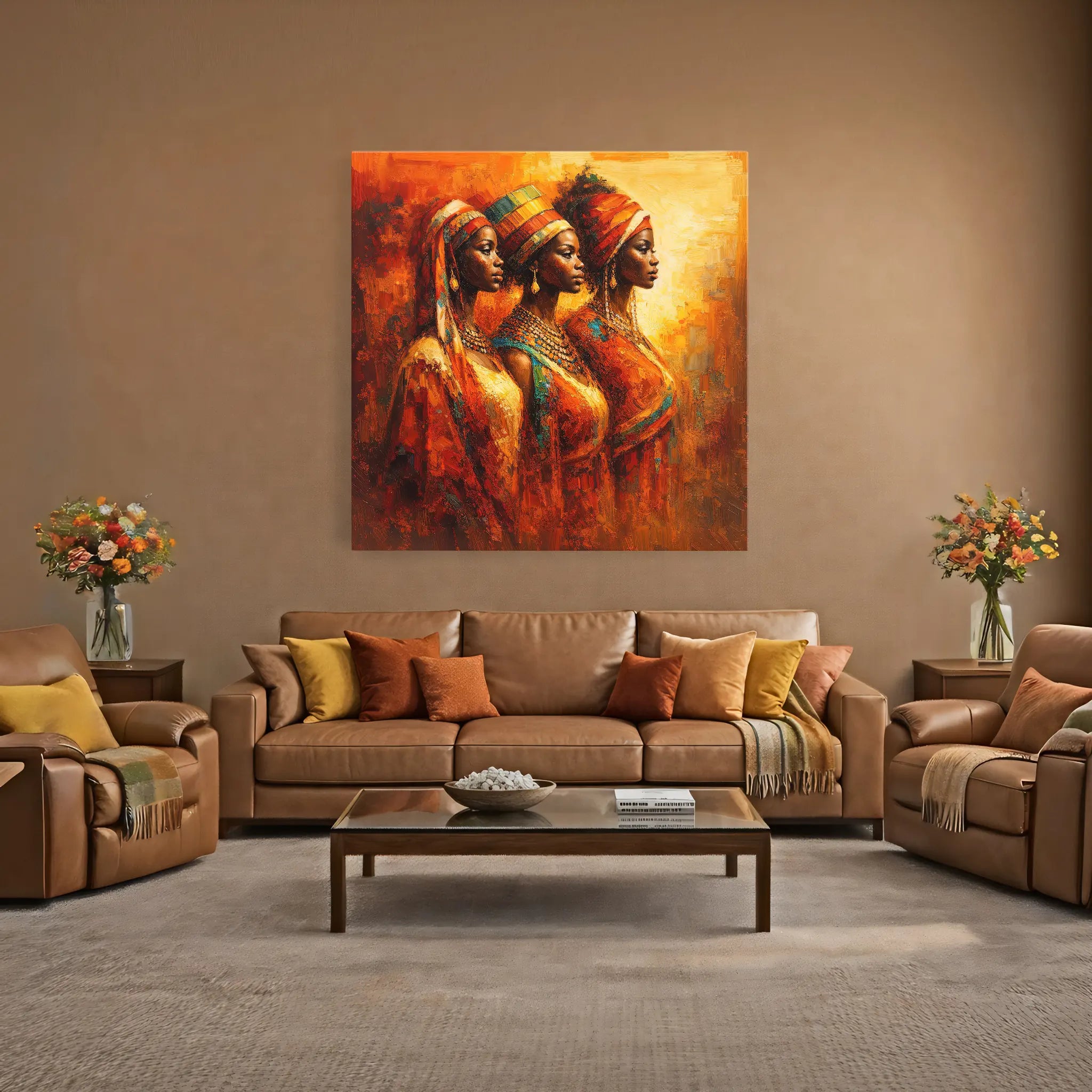 Sisters of the Sunlit Horizon Giclée Print 119023 Visual Wall Art AR1:1S Giclée Print