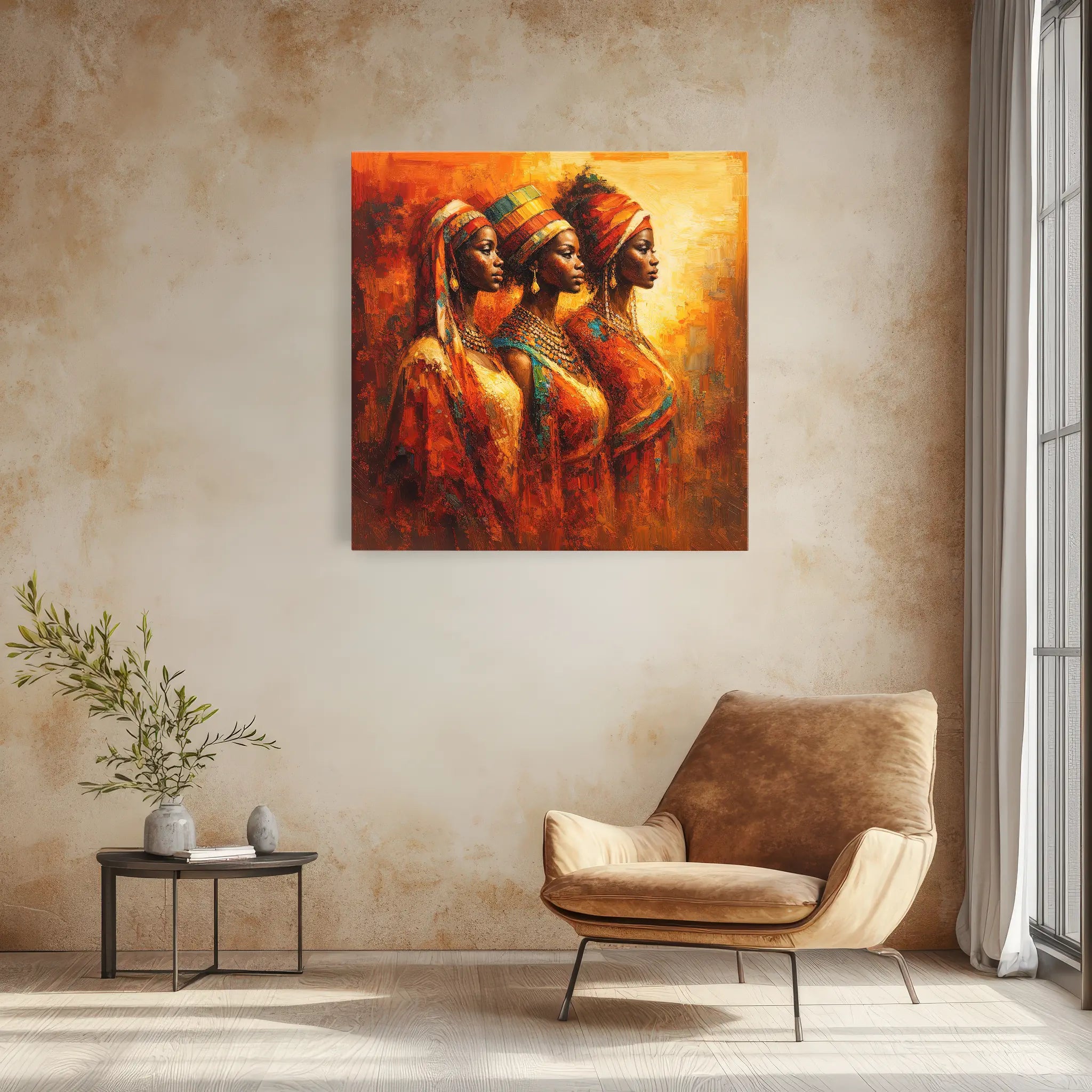 Sisters of the Sunlit Horizon Giclée Print 119023 Visual Wall Art AR1:1S Giclée Print