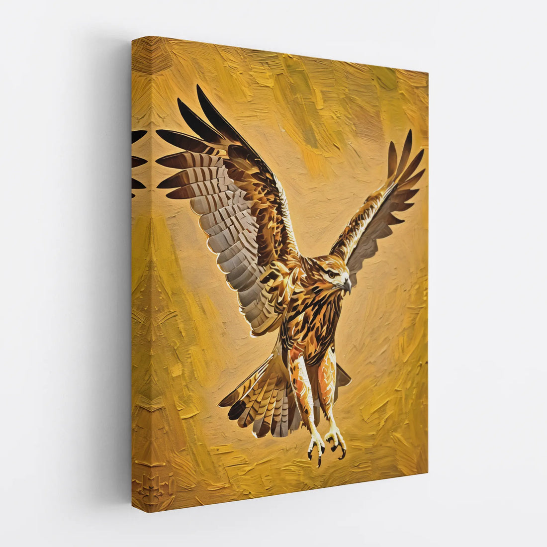 Skybound Hunter Hawk In Flight Giclée Print 454020 Visual Wall Art AR3:4V-AR4:5V Giclée Print