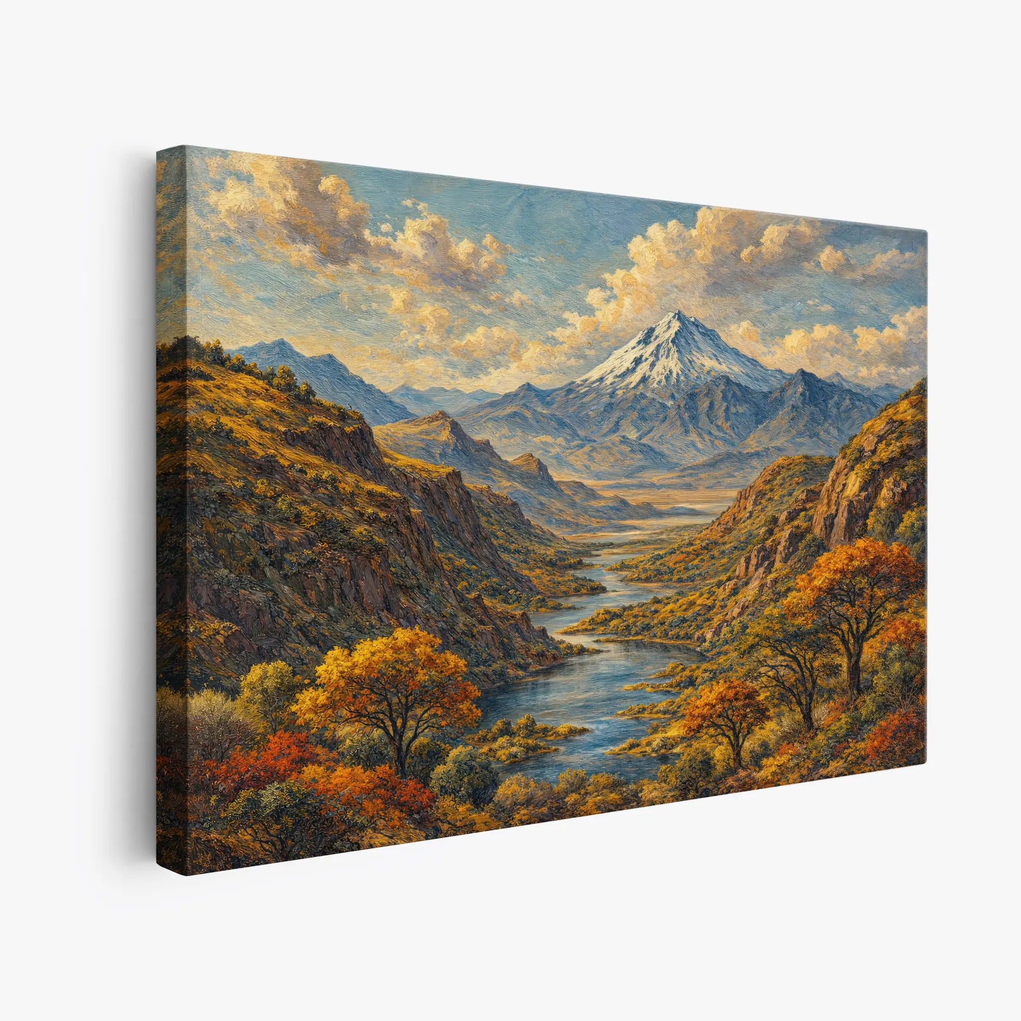 Snowcapped Mountain in Fall Still Life Giclée Print 324009 Visual Wall Art AR3:2H Giclée Print