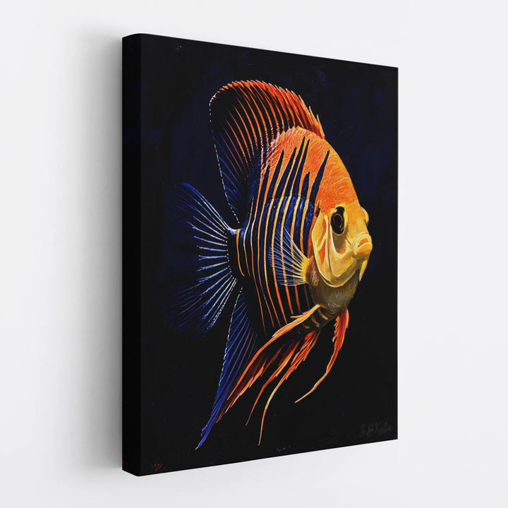 Striped Tropical Fish Giclée Print 451025 Visual Wall Art AR3:4V-AR4:5V Giclée Print