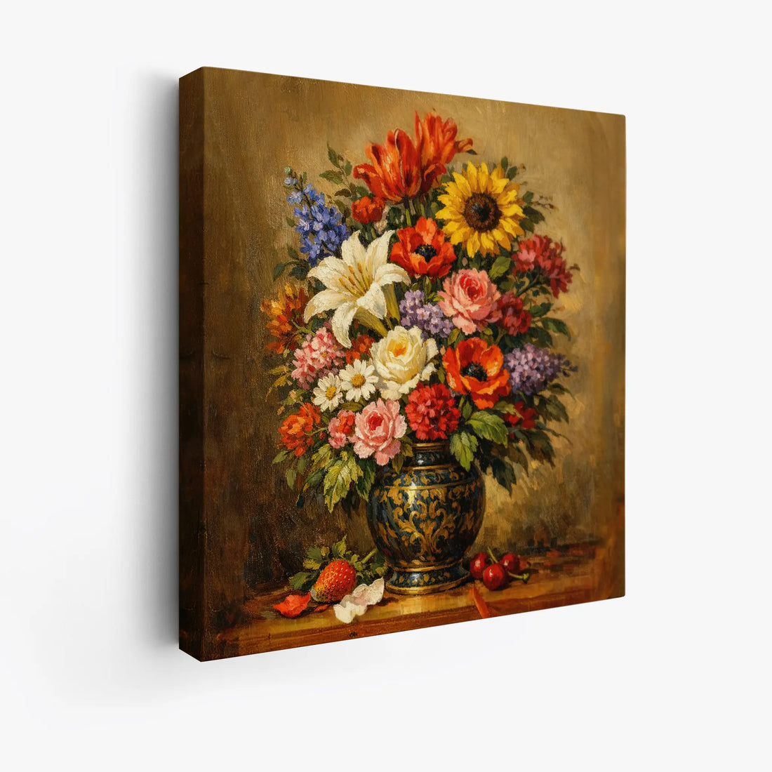 Summer Blooms with Cherrie Still Life Giclée Print 111007 Visual Wall Art AR1:1S Giclée Print