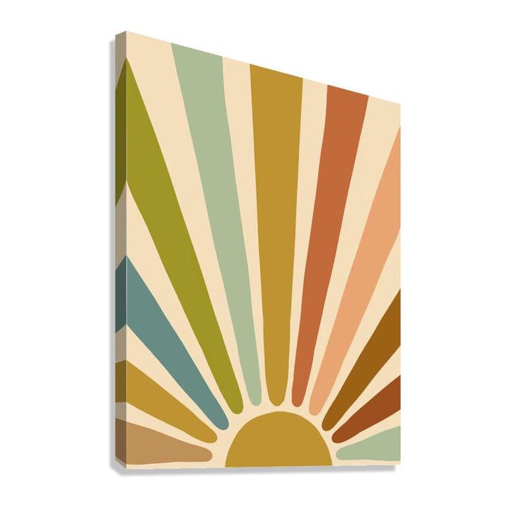 Sunburst Bohemian Giclée Print 34230 Giclée Stretched Canvas Print Visual Wall Art