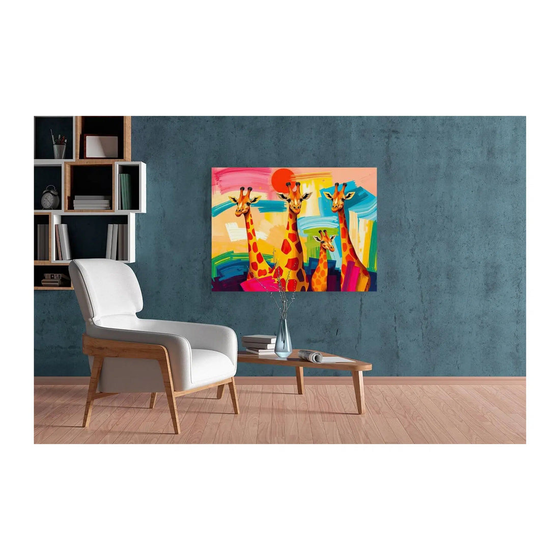 Sunny Day Giraffes Giclée Print 43110 Visual Wall Art