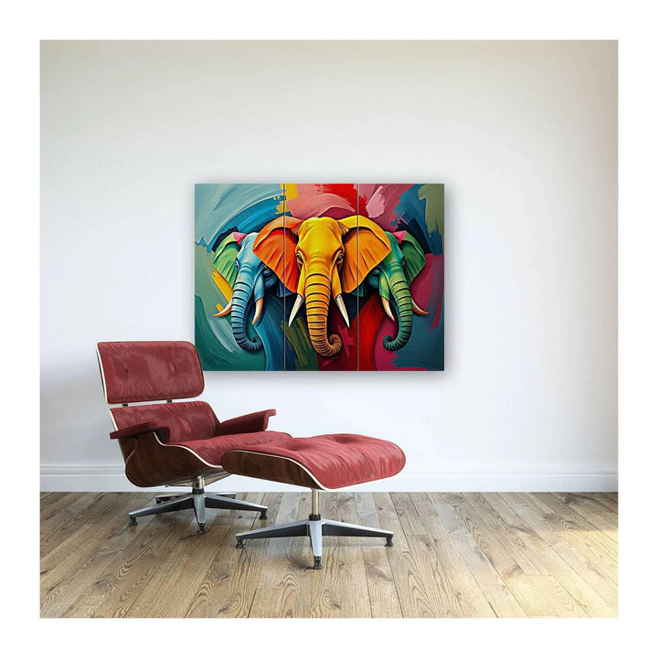 The African Forest Elephants Giclée Print 43109 Visual Wall Art