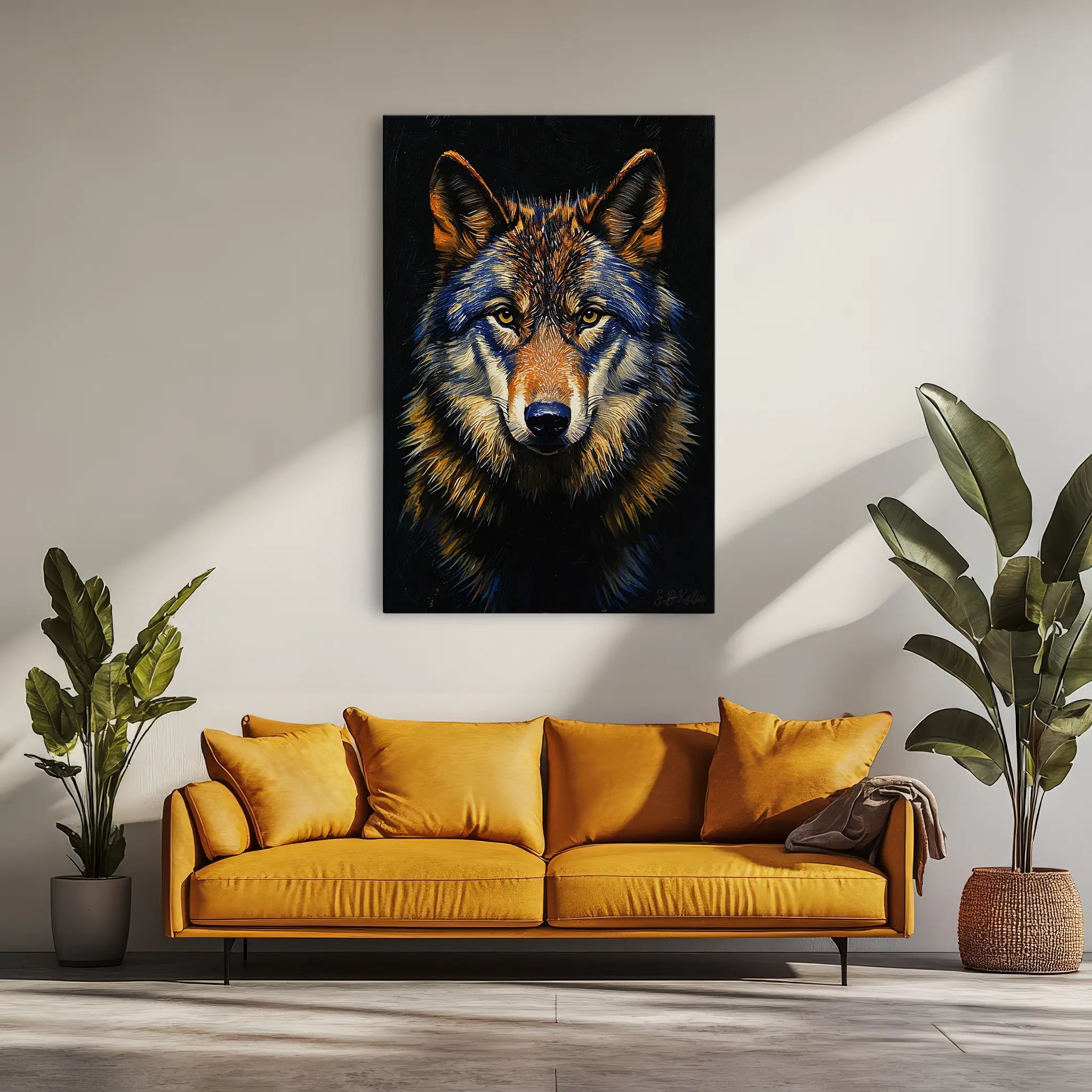 The Wolf’s Vigil Giclée Print 231101 Visual Wall Art AR2:3V Giclée Print
