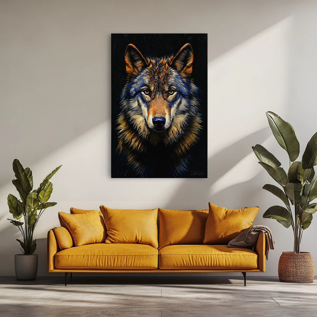 The Wolf’s Vigil Giclée Print 231101 Visual Wall Art AR2:3V Giclée Print