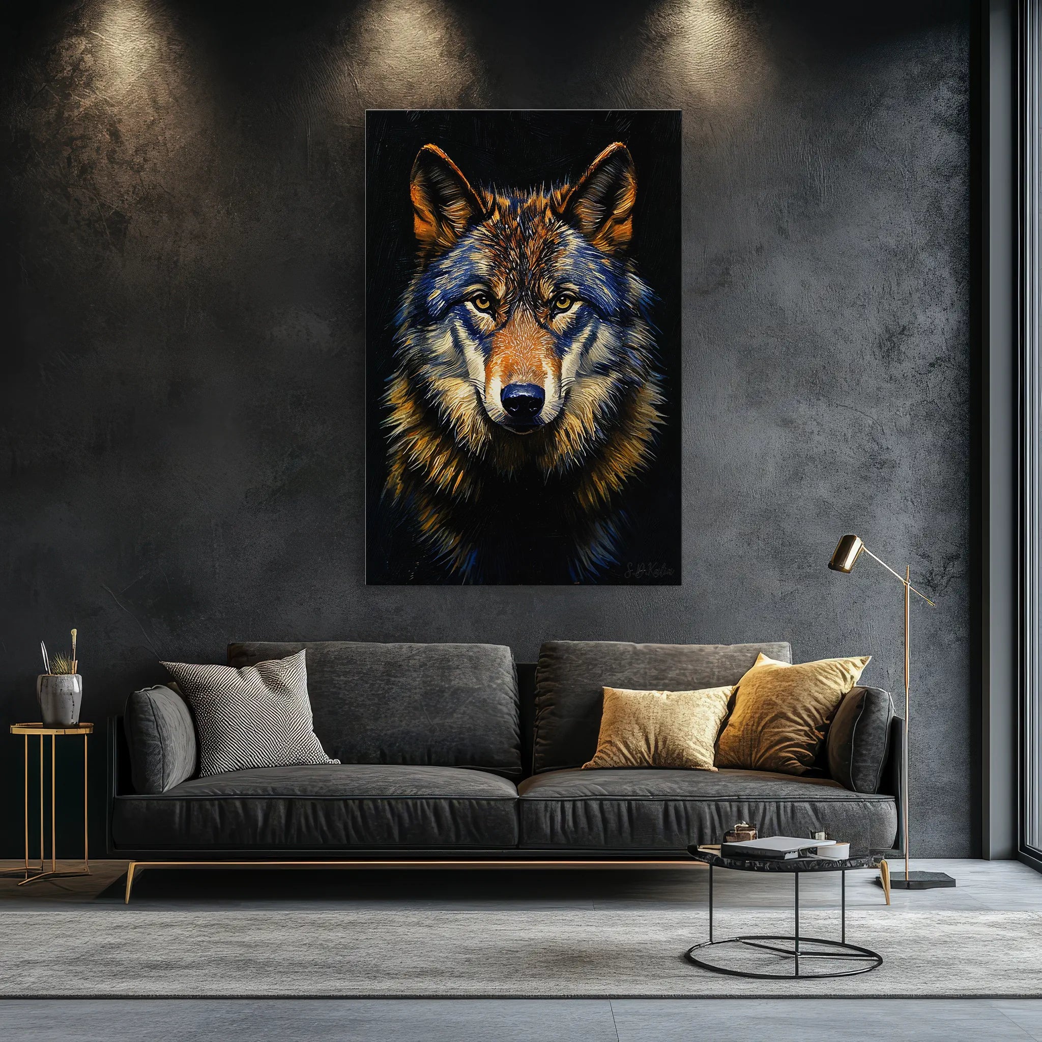 The Wolf’s Vigil Giclée Print 231101 Visual Wall Art AR2:3V Giclée Print