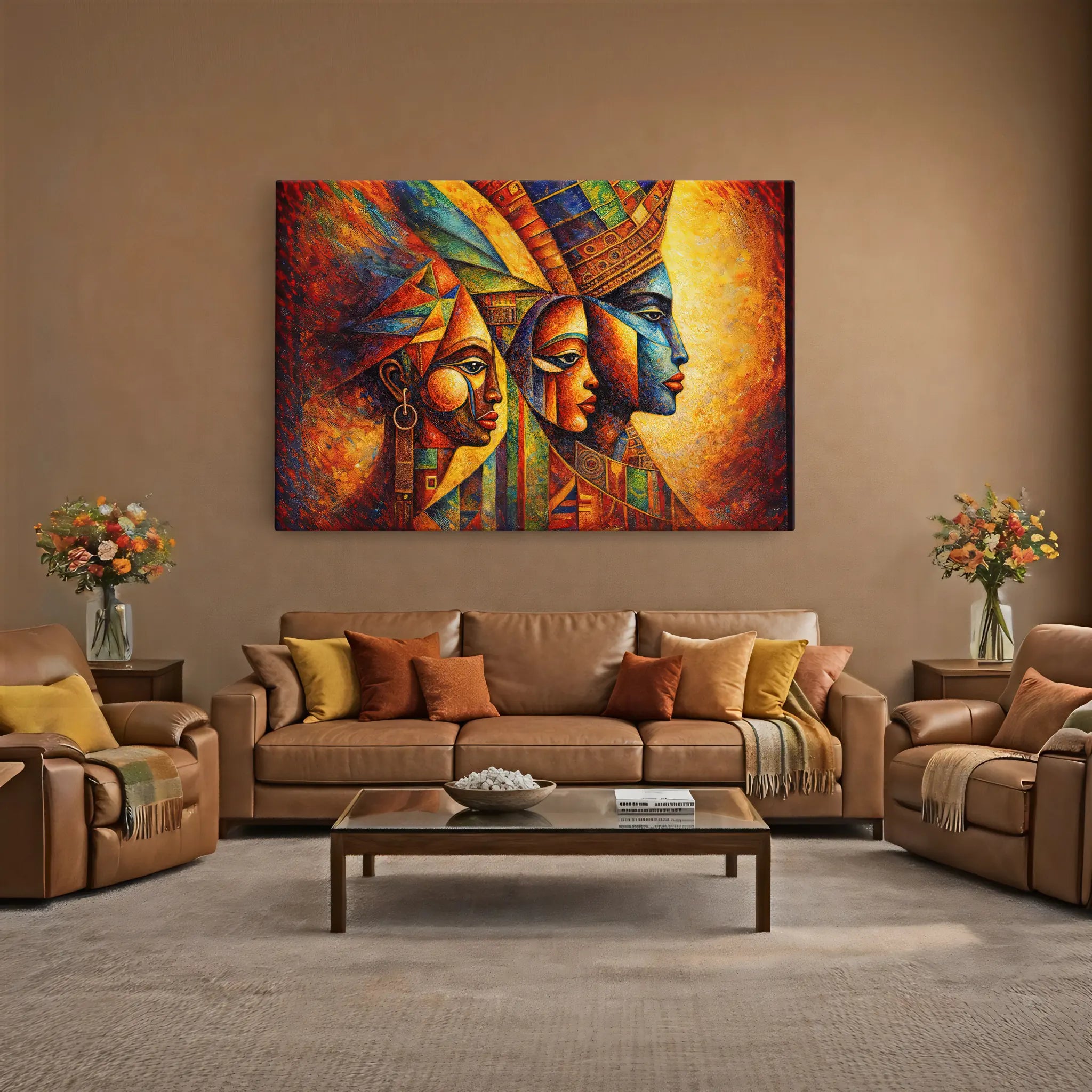 Three Faces, One Legacy Giclée Print 329014 Visual Wall Art AR3:2H Giclée Print