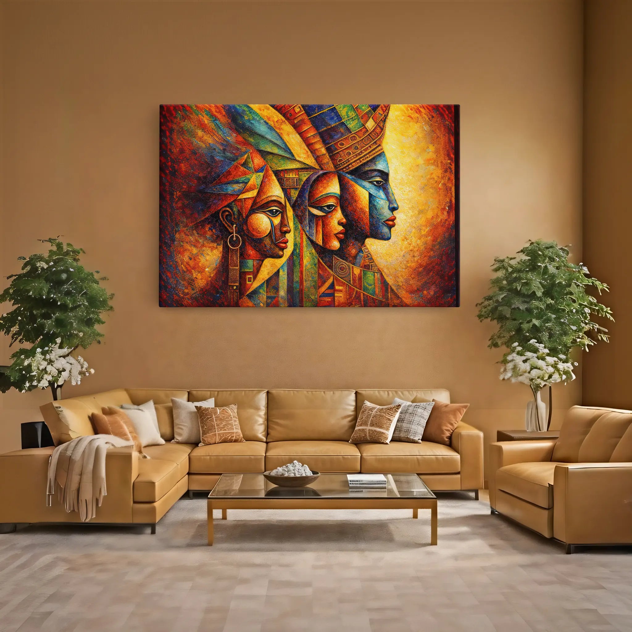 Three Faces, One Legacy Giclée Print 329014 Visual Wall Art AR3:2H Giclée Print