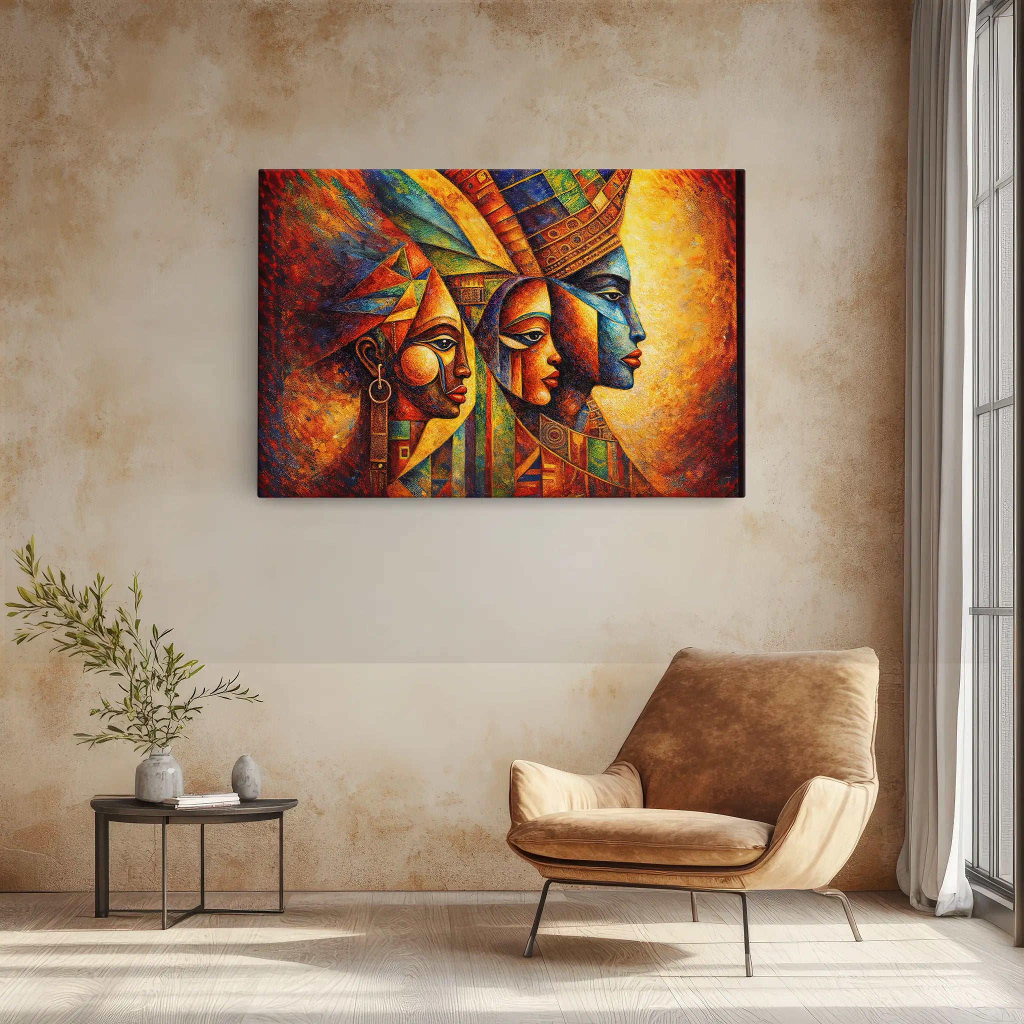 Three Faces, One Legacy Giclée Print 329014 Visual Wall Art AR3:2H Giclée Print