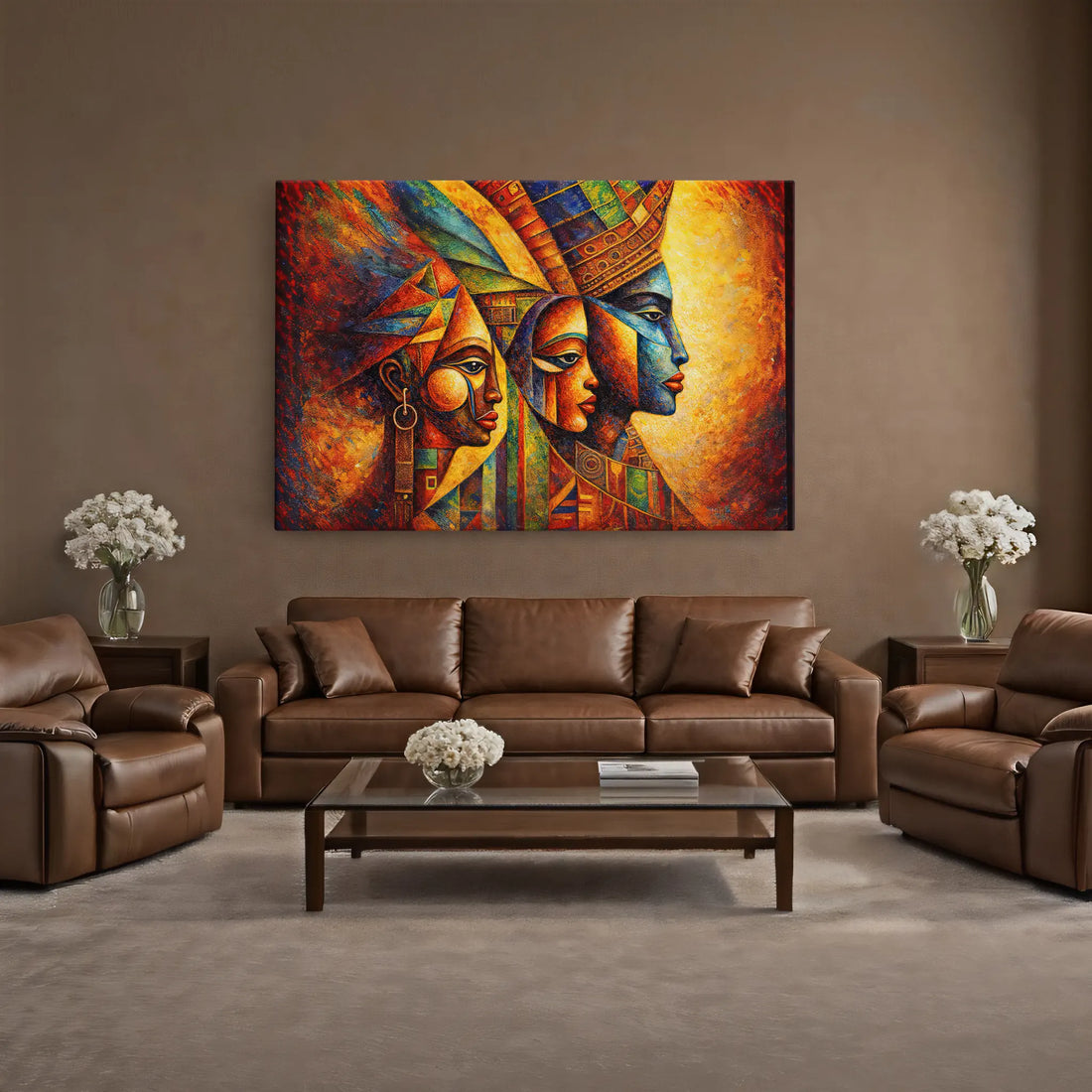 Three Faces, One Legacy Giclée Print 329014 Visual Wall Art AR3:2H Giclée Print