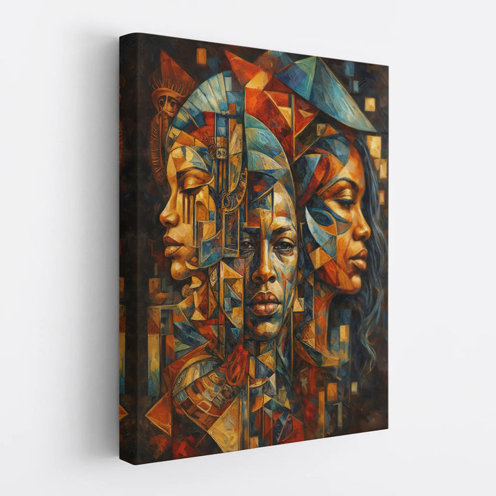 Three Faces, One Story Night Palette Giclée Prints 459017 Visual Wall Art AR3:4V-AR4:5V Giclée Print