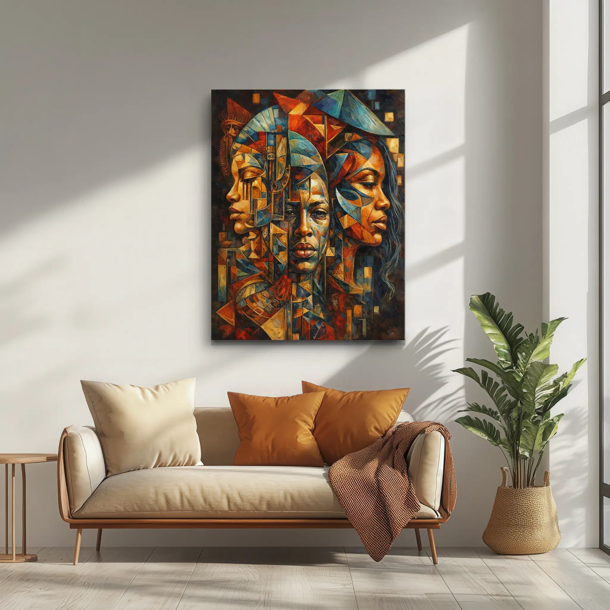 Three Faces, One Story Night Palette Giclée Prints 459017 Visual Wall Art AR3:4V-AR4:5V Giclée Print