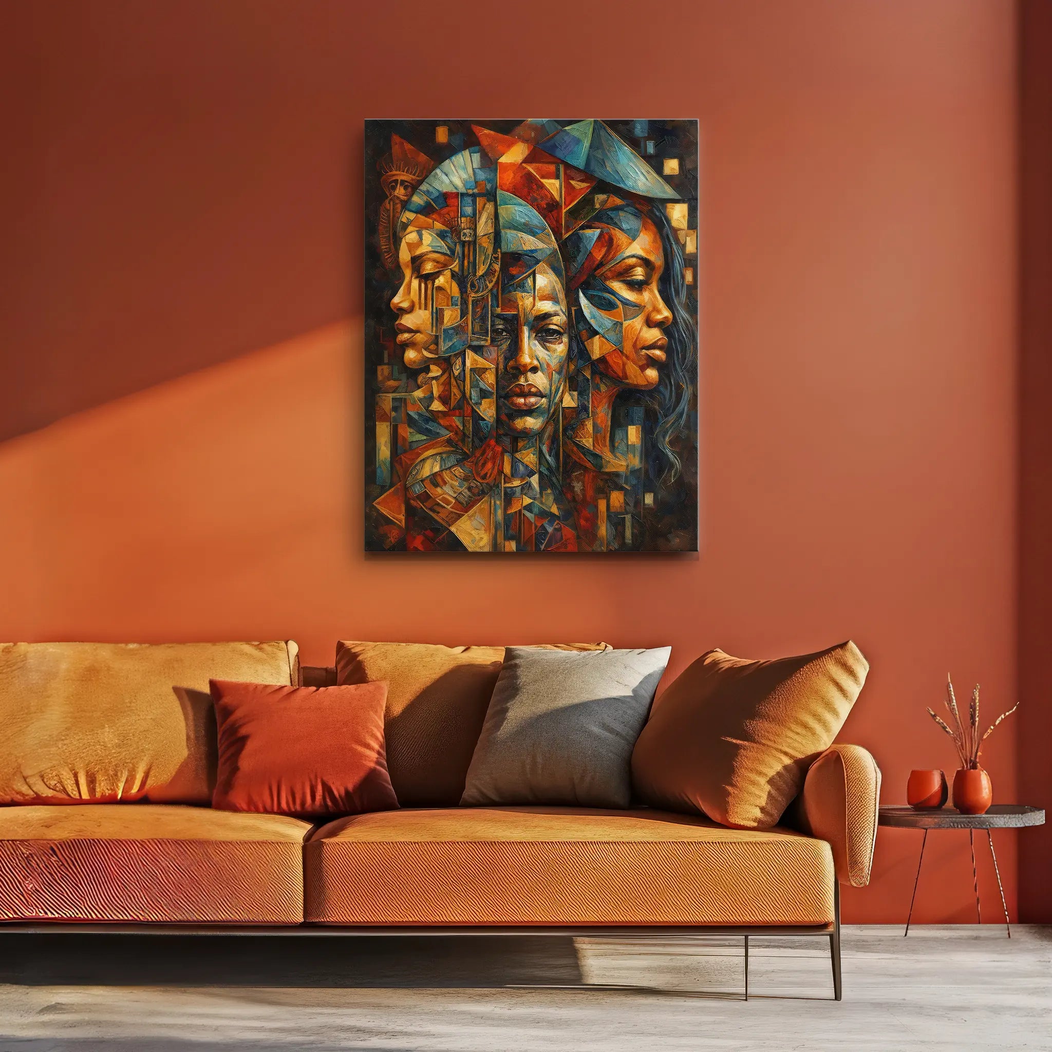 Three Faces, One Story Night Palette Giclée Prints 459017 Visual Wall Art AR3:4V-AR4:5V Giclée Print