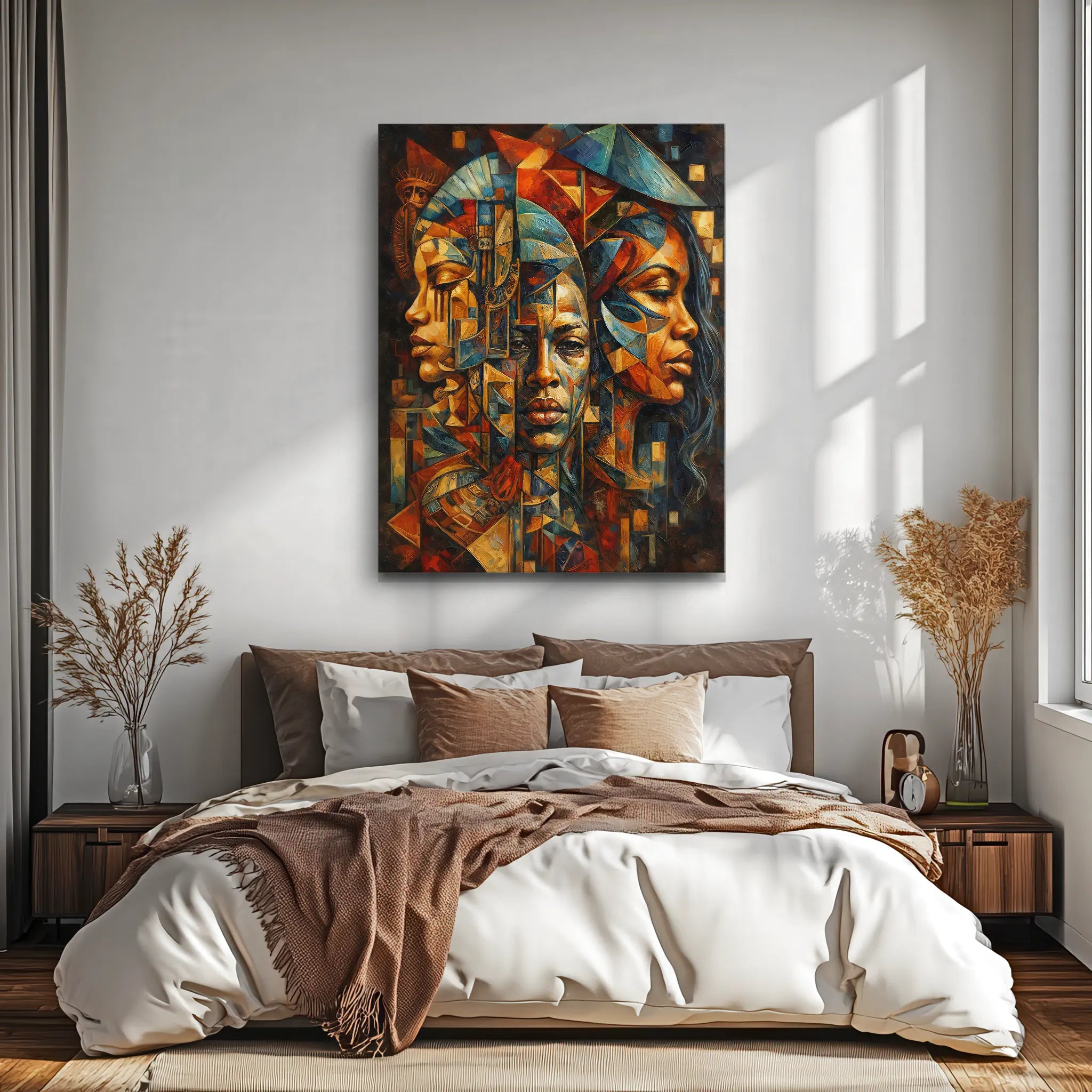 Three Faces, One Story Night Palette Giclée Prints 459017 Visual Wall Art AR3:4V-AR4:5V Giclée Print