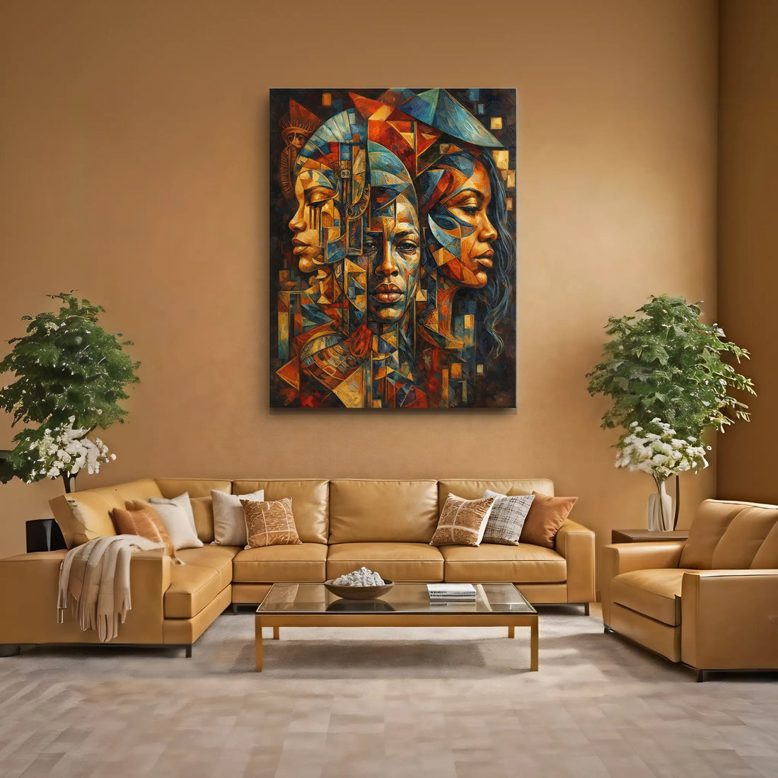 Three Faces, One Story Night Palette Giclée Prints 459017 Visual Wall Art AR3:4V-AR4:5V Giclée Print