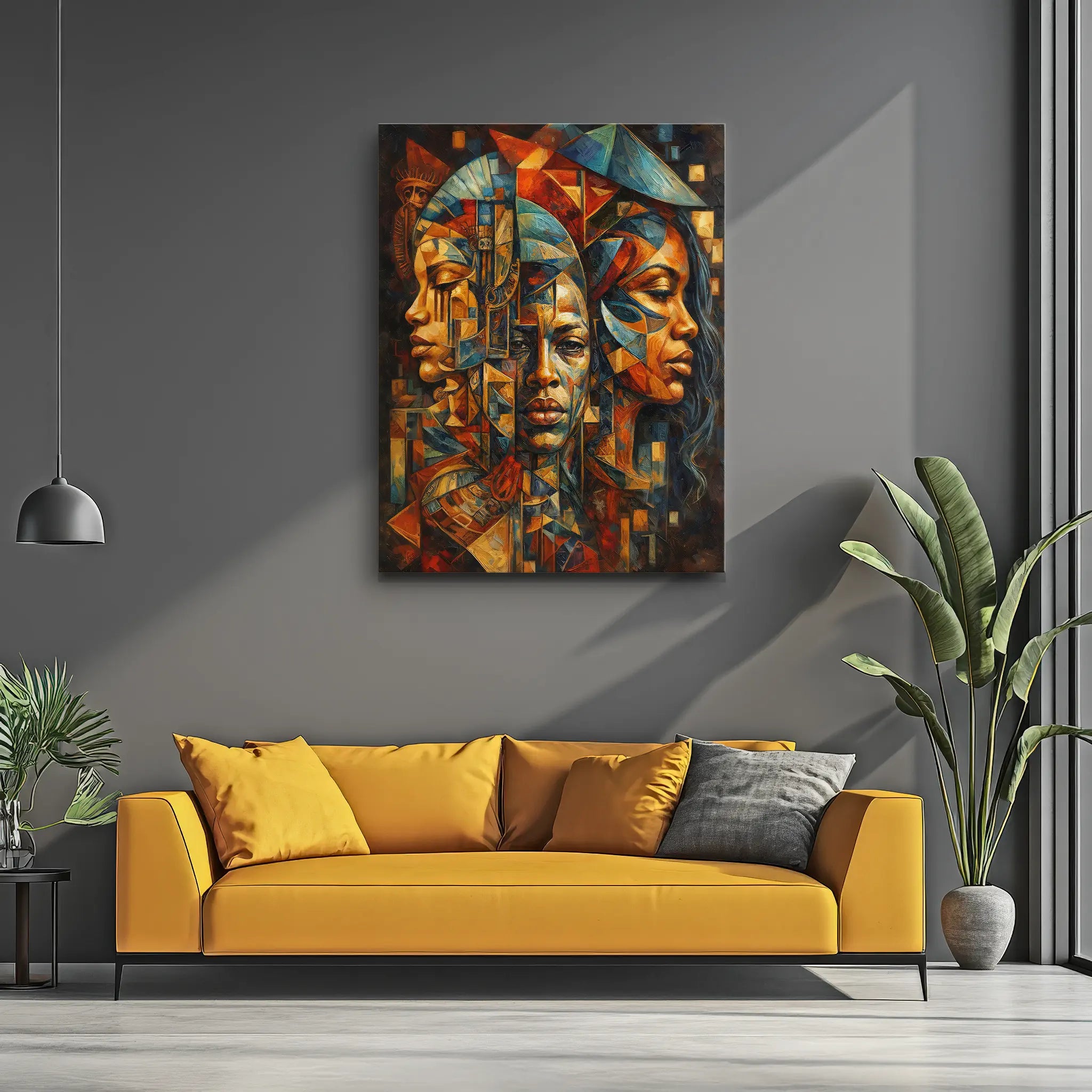 Three Faces, One Story Night Palette Giclée Prints 459017 Visual Wall Art AR3:4V-AR4:5V Giclée Print