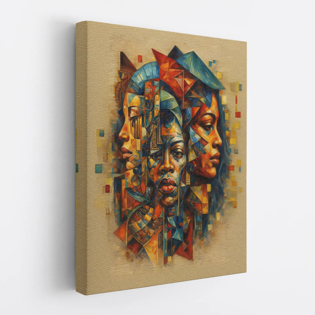 Three Faces, One Story Sand Background Giclée Prints 459018 Visual Wall Art AR3:4V-AR4:5V Giclée Print