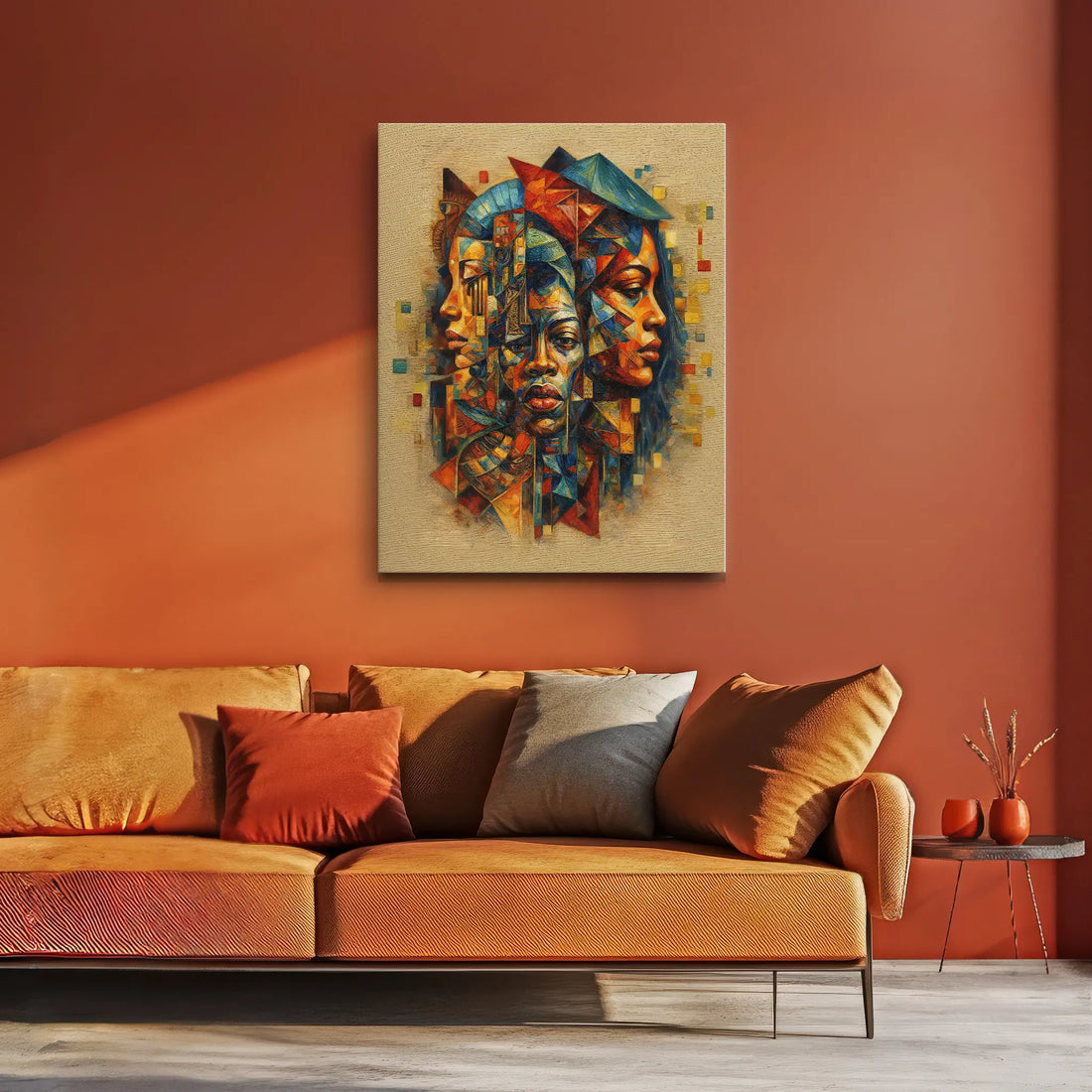 Three Faces, One Story Sand Background Giclée Prints 459018 Visual Wall Art AR3:4V-AR4:5V Giclée Print