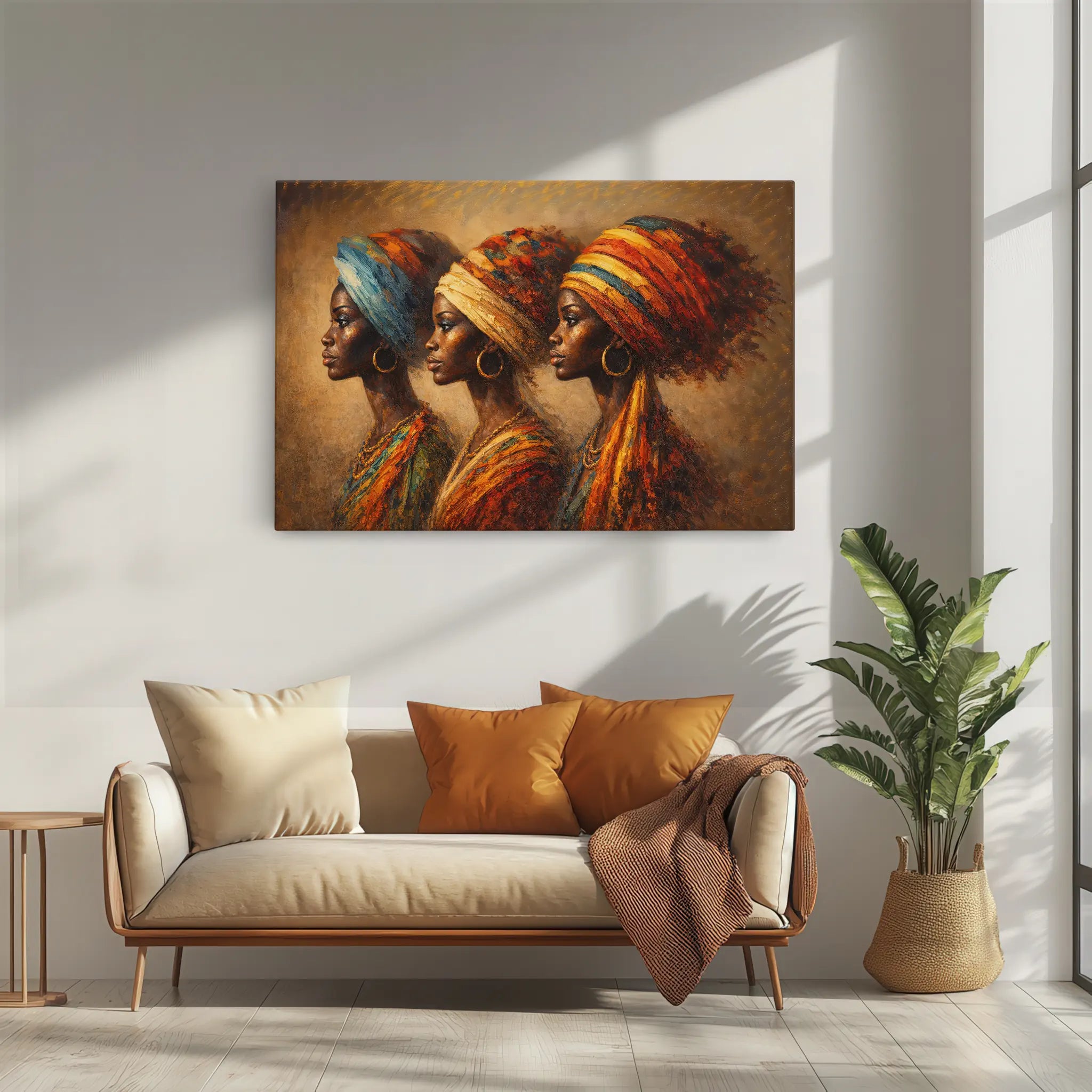 Three Headwrap Muses Giclée Print 329015 Visual Wall Art AR3:2H Giclée Print