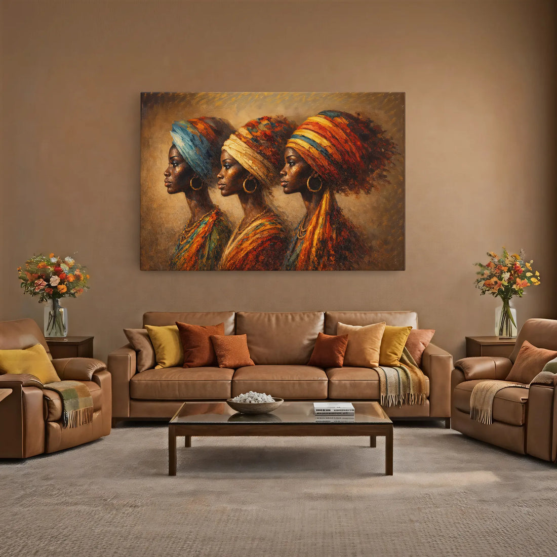 Three Headwrap Muses Giclée Print 329015 Visual Wall Art AR3:2H Giclée Print