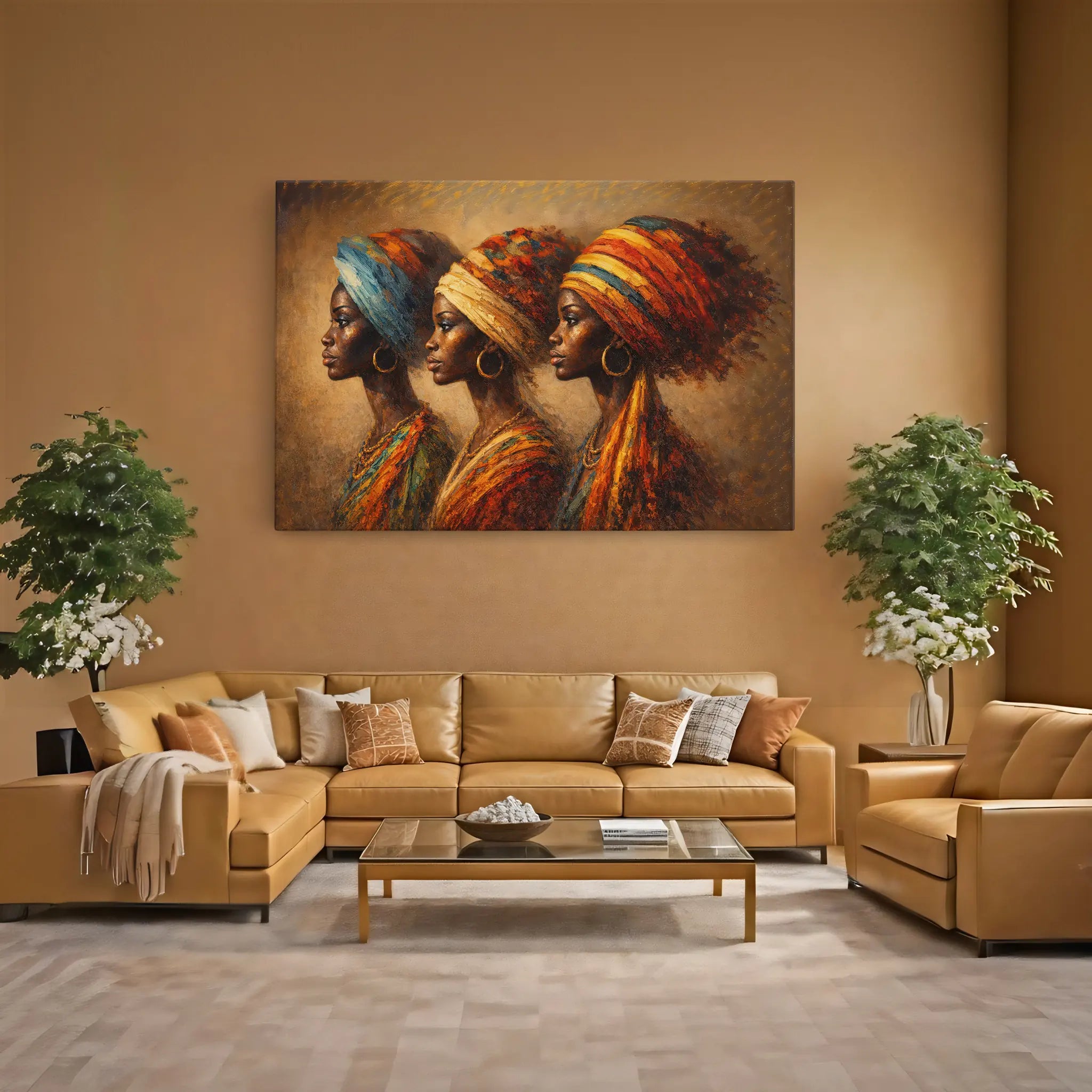 Three Headwrap Muses Giclée Print 329015 Visual Wall Art AR3:2H Giclée Print