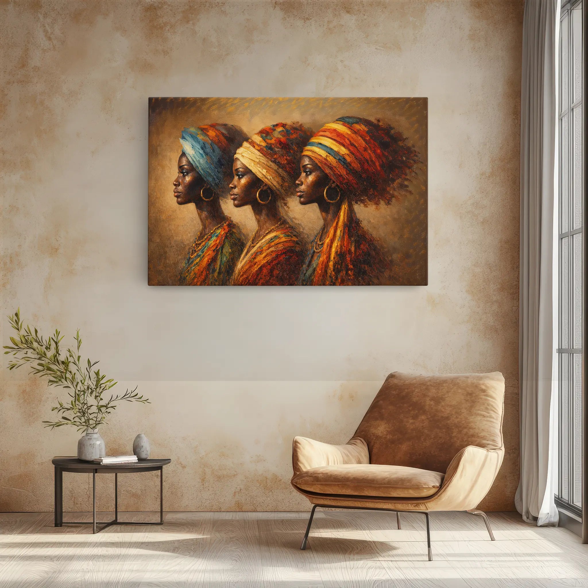 Three Headwrap Muses Giclée Print 329015 Visual Wall Art AR3:2H Giclée Print