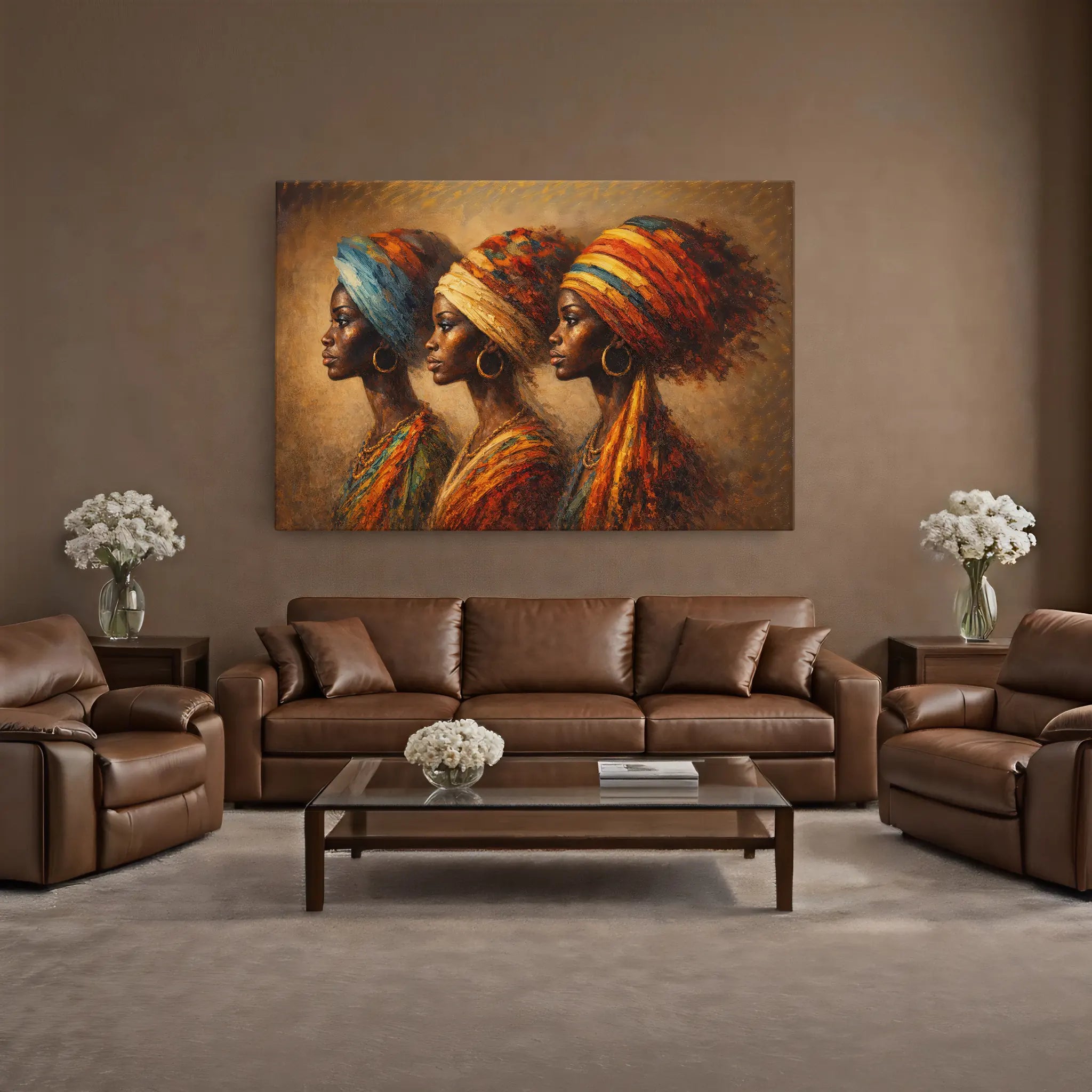 Three Headwrap Muses Giclée Print 329015 Visual Wall Art AR3:2H Giclée Print