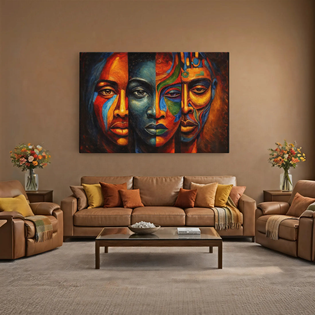 Three Masks, One Soul Giclée Print 329016 Visual Wall Art AR3:2H Giclée Print