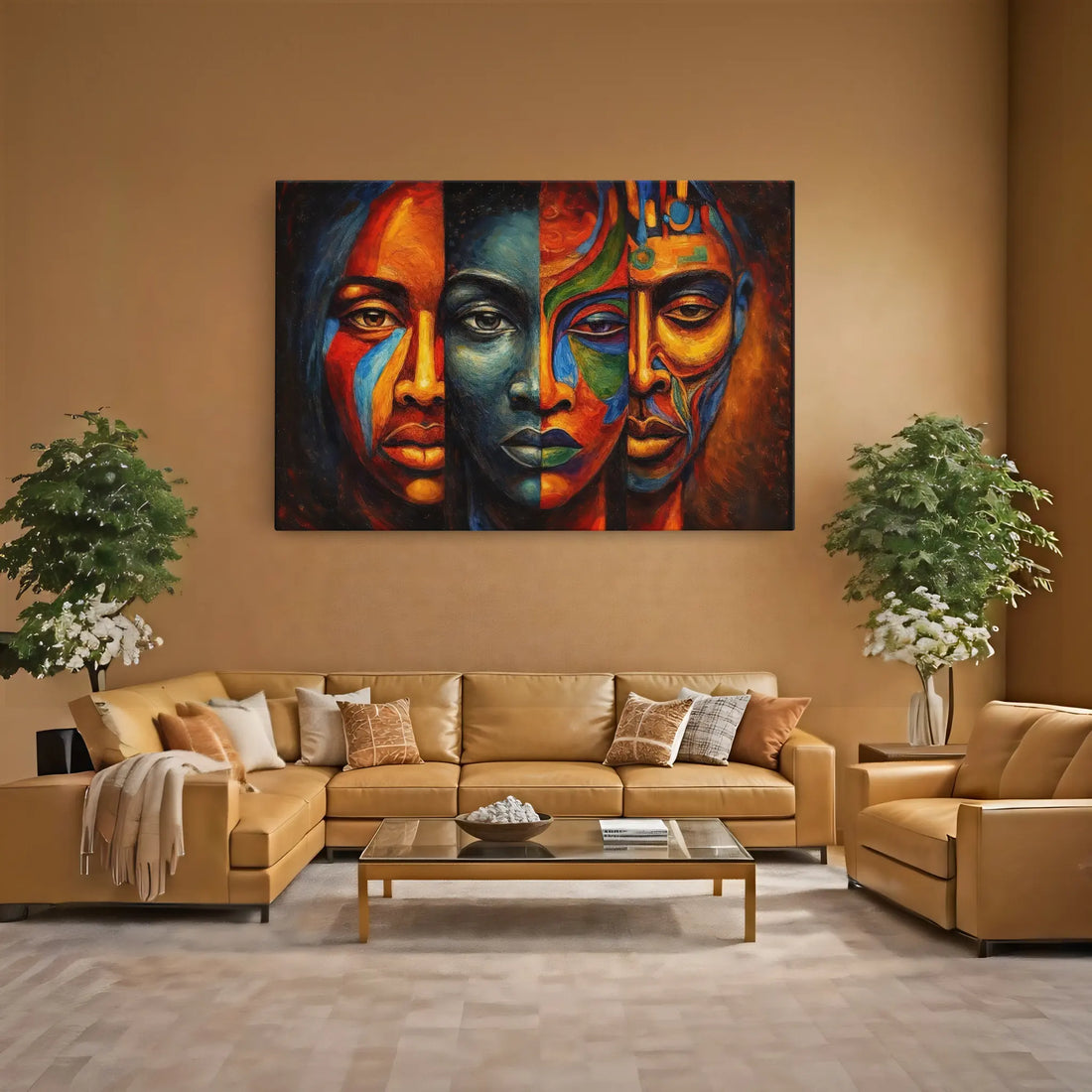 Three Masks, One Soul Giclée Print 329016 Visual Wall Art AR3:2H Giclée Print