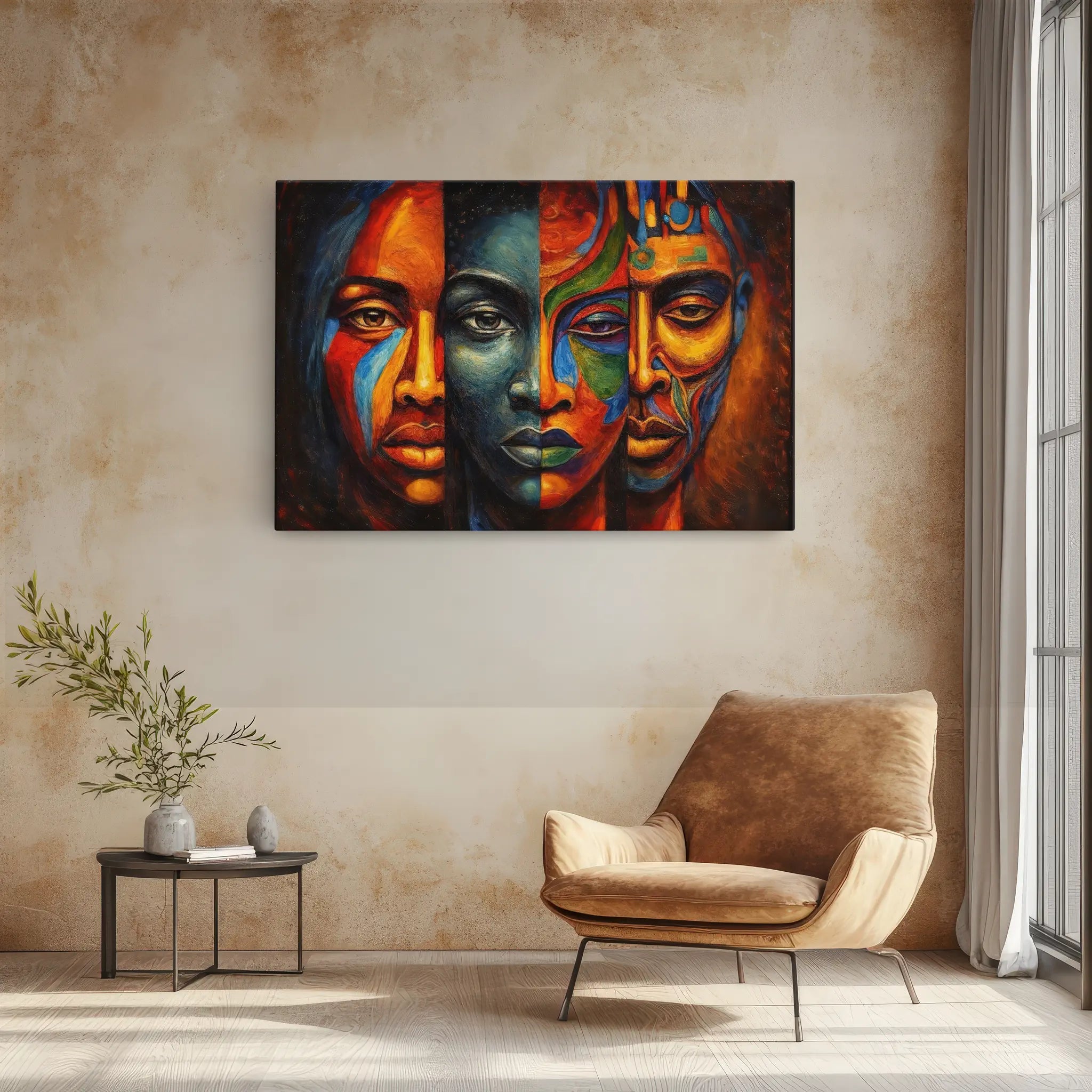 Three Masks, One Soul Giclée Print 329016 Visual Wall Art AR3:2H Giclée Print