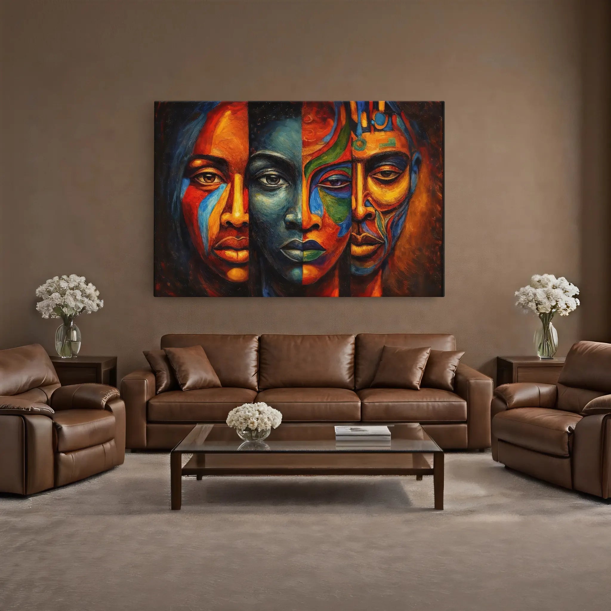 Three Masks, One Soul Giclée Print 329016 Visual Wall Art AR3:2H Giclée Print