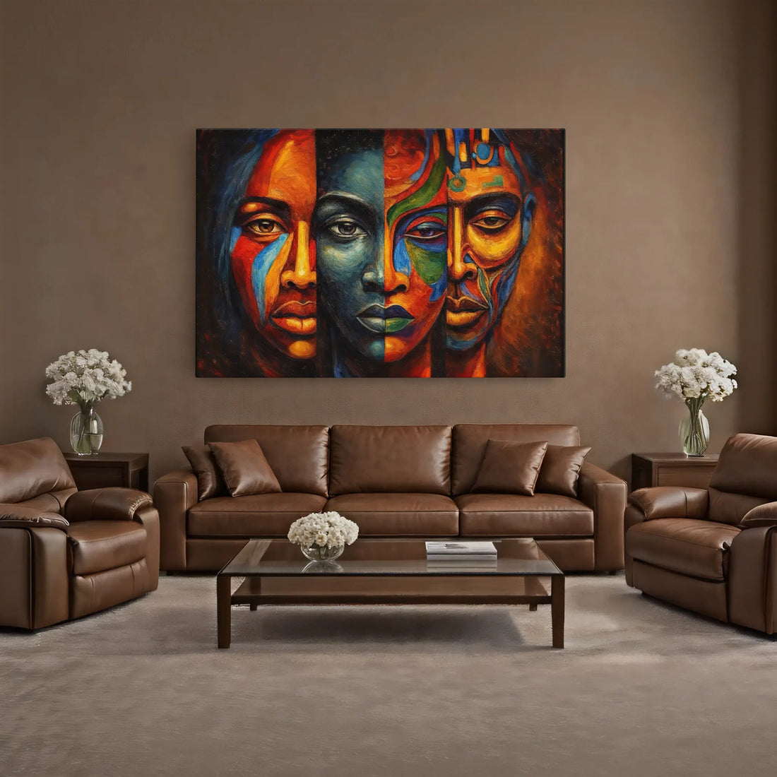 Three Masks, One Soul Giclée Print 329016 Visual Wall Art AR3:2H Giclée Print