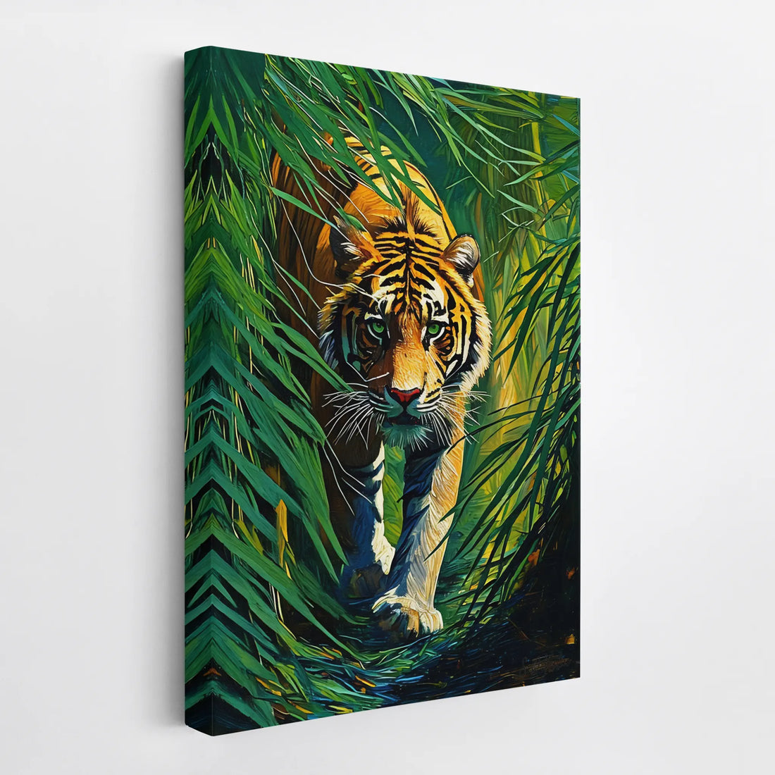 Tiger Emerging from Jungle Giclée Print 231061 Visual Wall Art AR2:3V Giclée Print