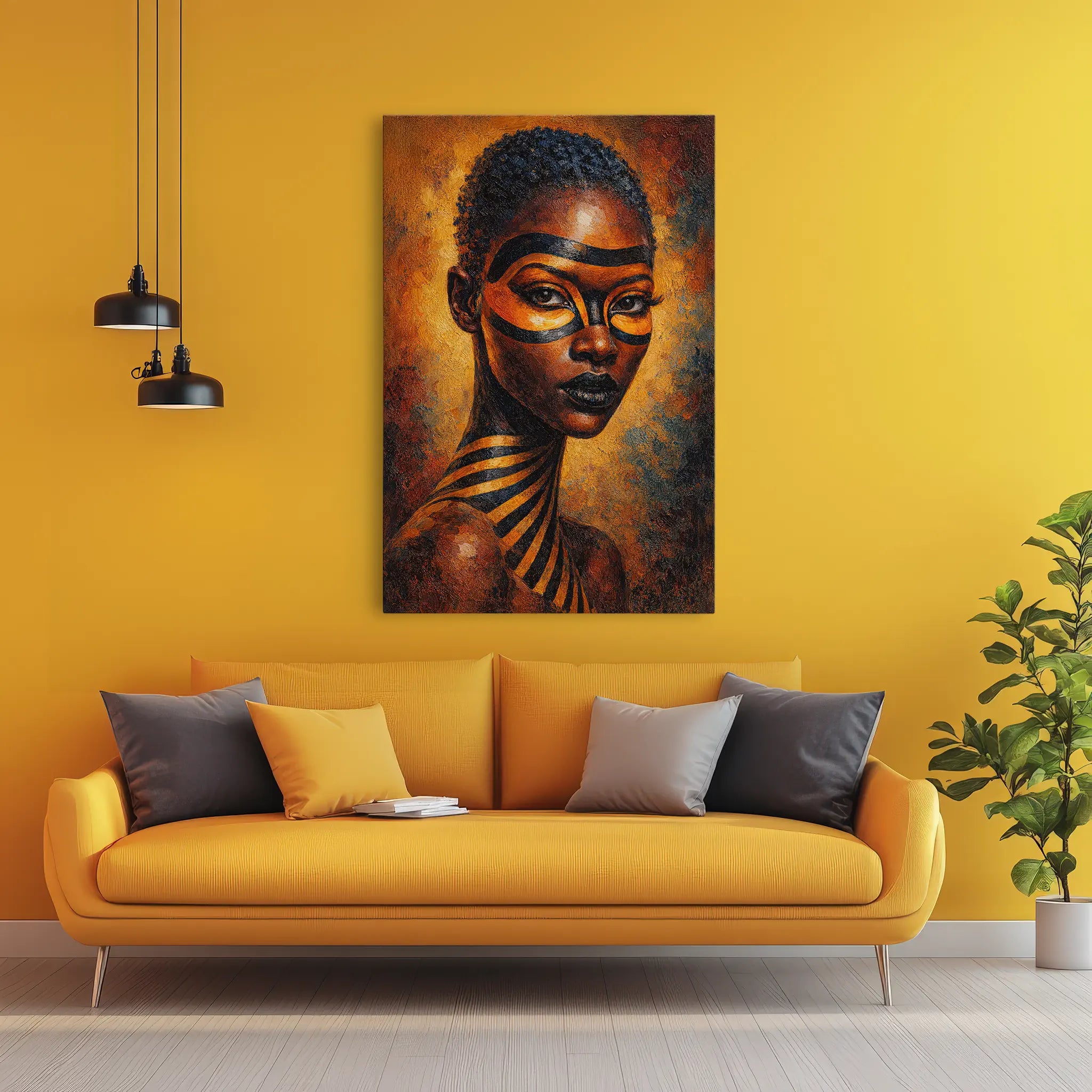 Tribal Elegance Giclée Print 235015 Visual Wall Art AR2:3V Giclée Print