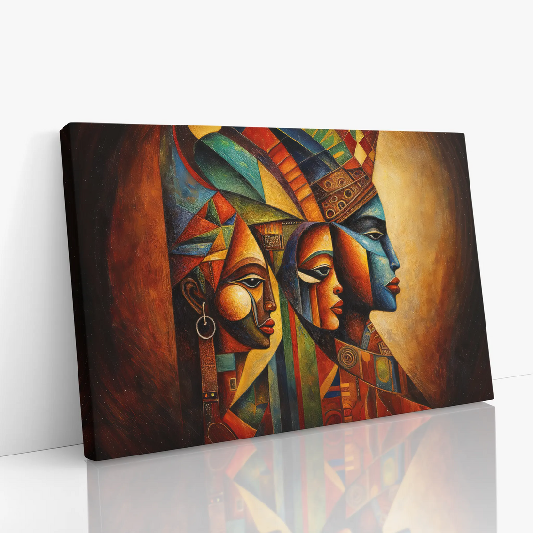 Trinity of Faces, Cubist Dawn Giclée Print 329017 Visual Wall Art AR3:2H Giclée Print