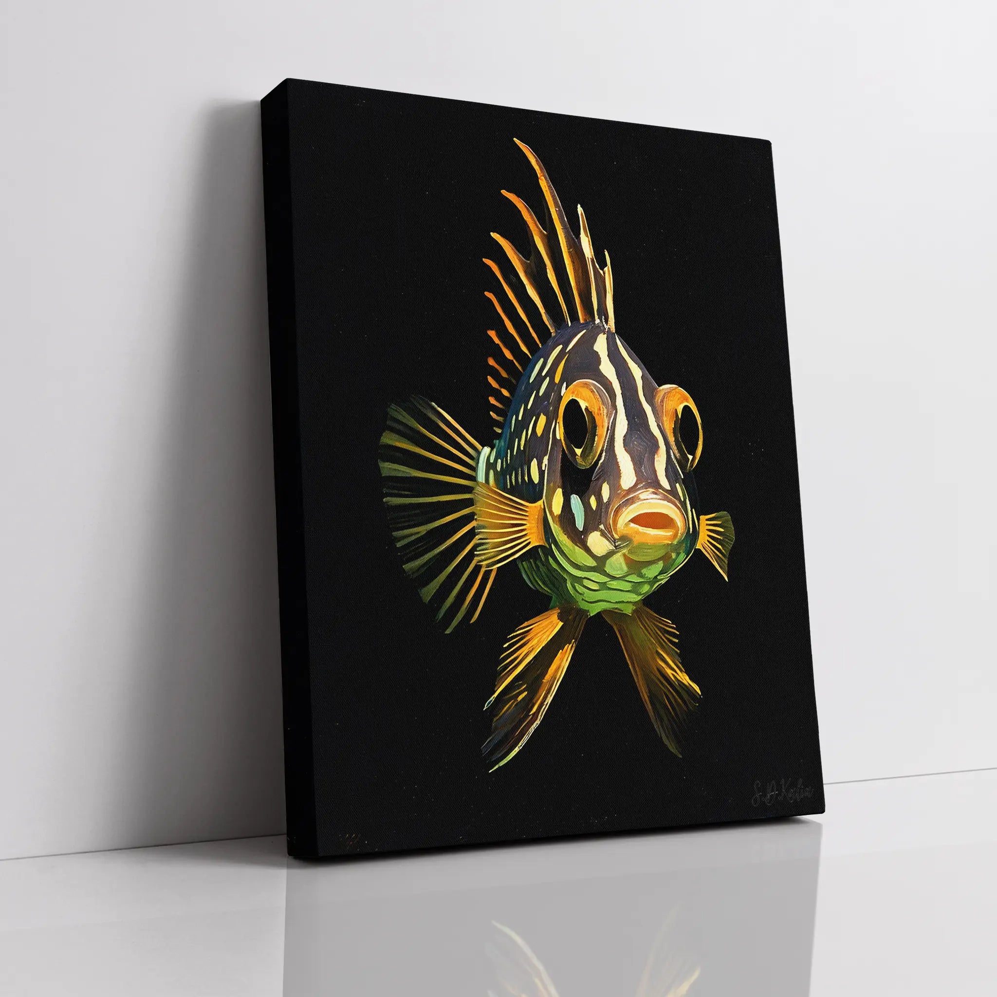 Tropical Ocean Reef Fish Giclée Print 451026 Visual Wall Art AR3:4V-AR4:5V Giclée Print
