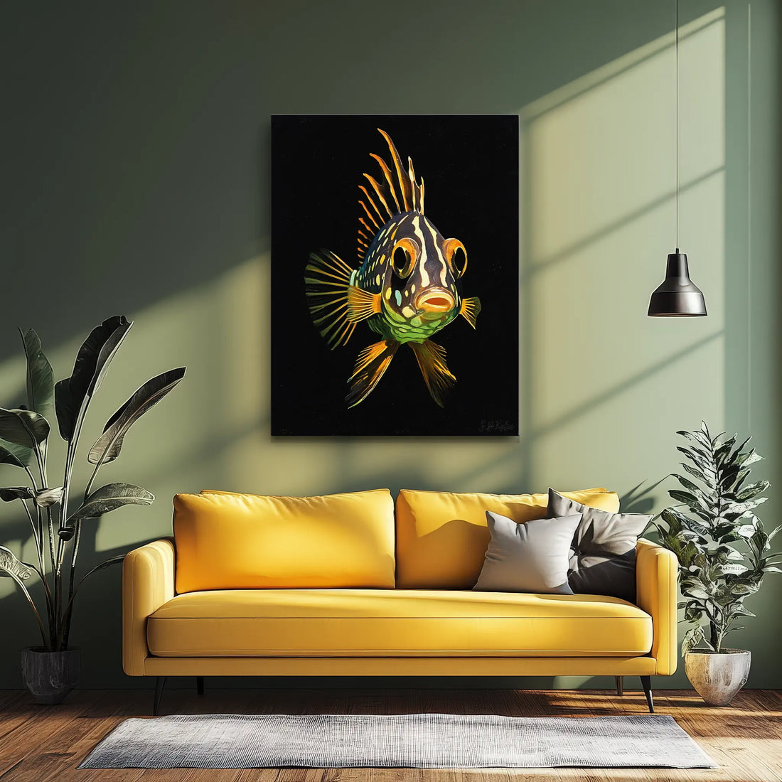 Tropical Ocean Reef Fish Giclée Print 451026 Visual Wall Art AR3:4V-AR4:5V Giclée Print