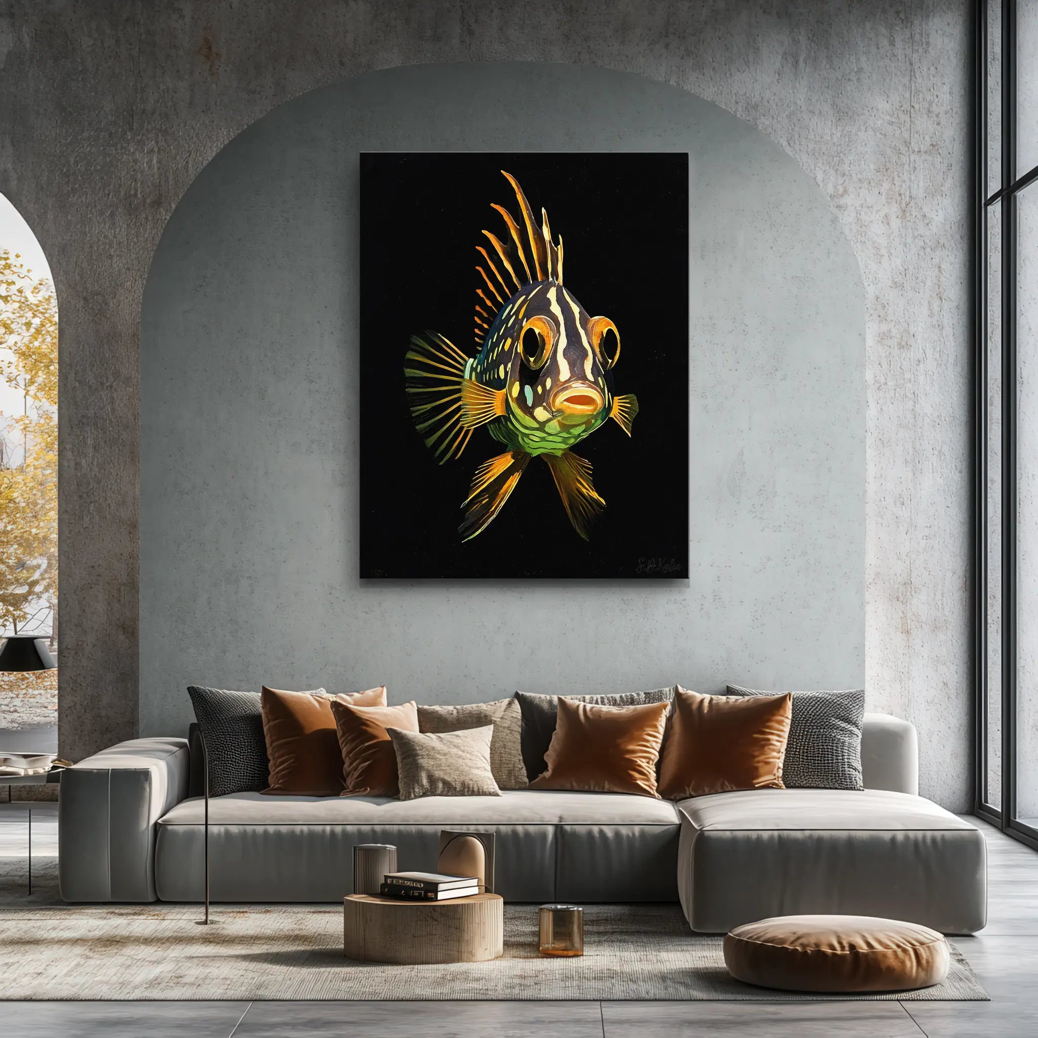 Tropical Ocean Reef Fish Giclée Print 451026 Visual Wall Art AR3:4V-AR4:5V Giclée Print