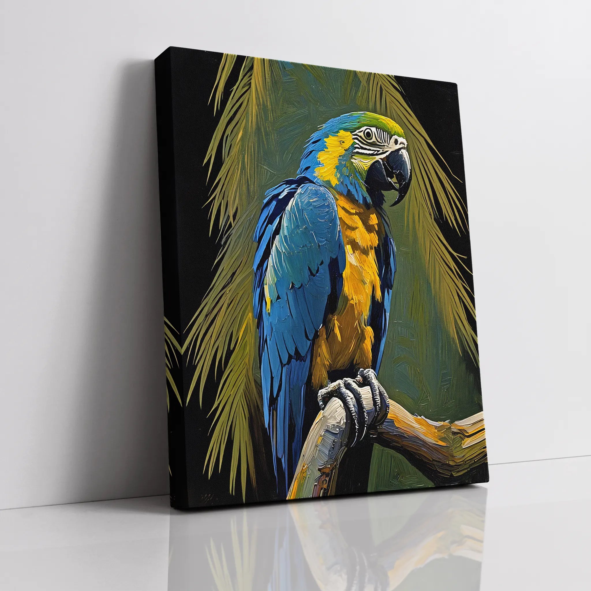 Tropical Tarmony Macaw Painting Giclée Print 454024 Visual Wall Art AR3:4V-AR4:5V Giclée Print