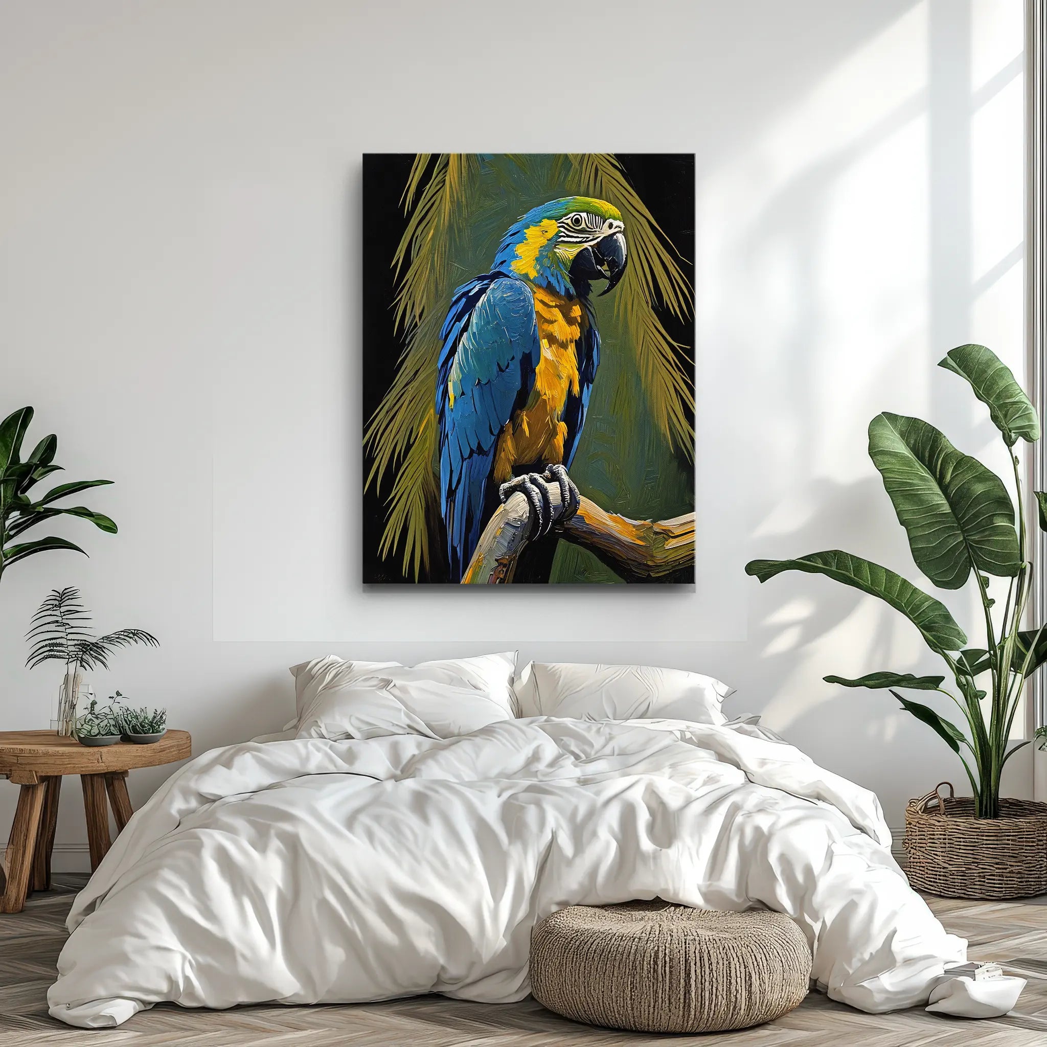Tropical Tarmony Macaw Painting Giclée Print 454024 Visual Wall Art AR3:4V-AR4:5V Giclée Print
