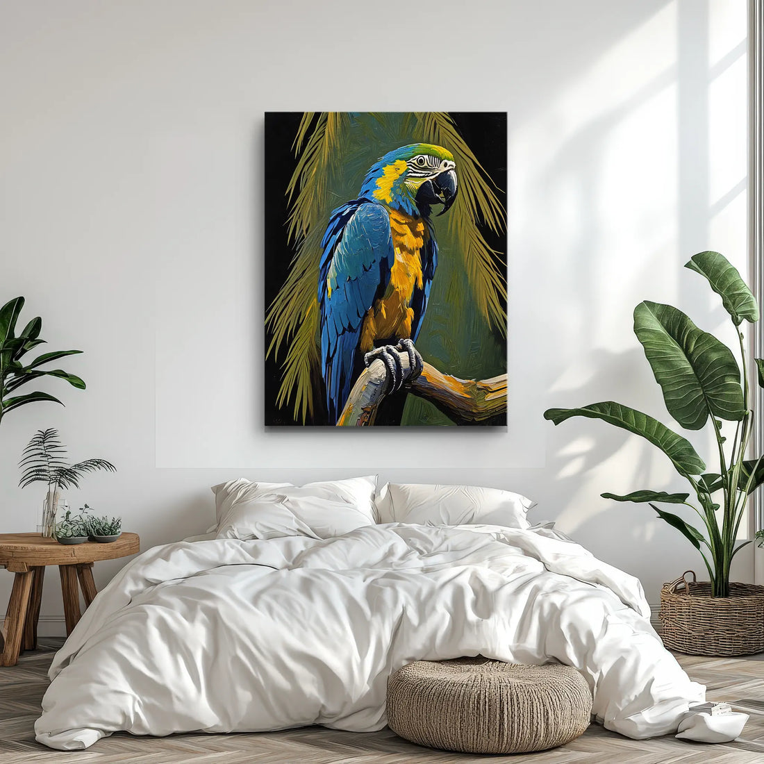 Tropical Tarmony Macaw Painting Giclée Print 454024 Visual Wall Art AR3:4V-AR4:5V Giclée Print