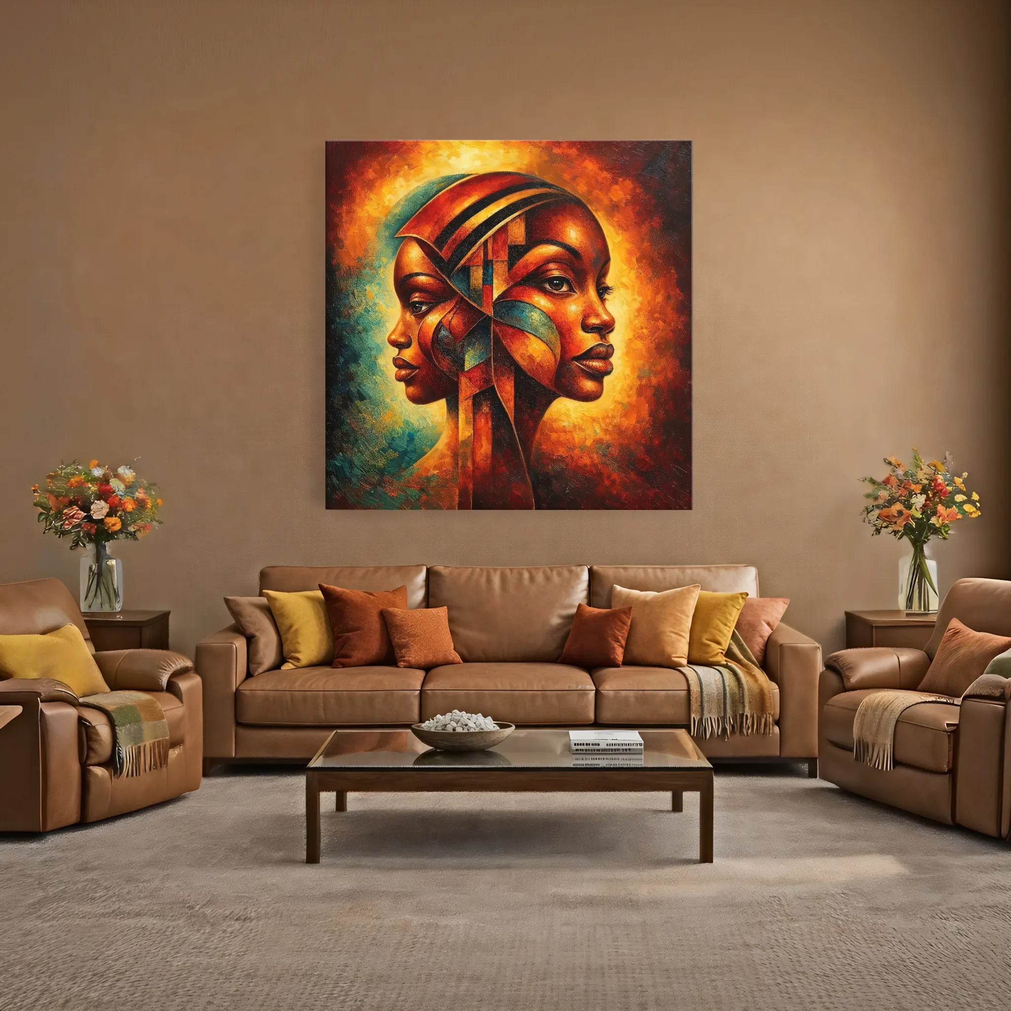 Twin Flames, One Spirit Giclée Print 119031 Visual Wall Art AR1:1S Giclée Print