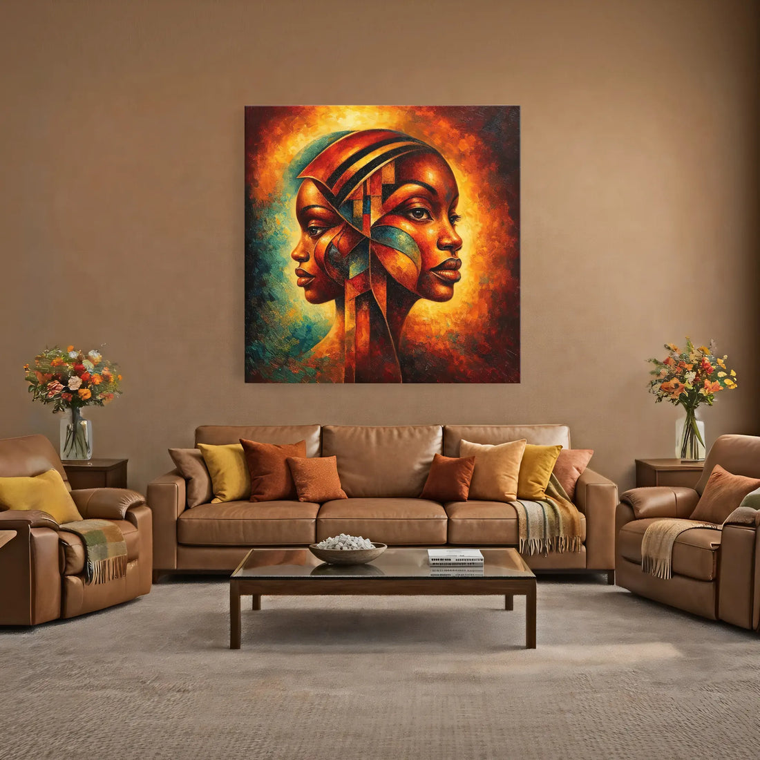 Twin Flames, One Spirit Giclée Print 119031 Visual Wall Art AR1:1S Giclée Print