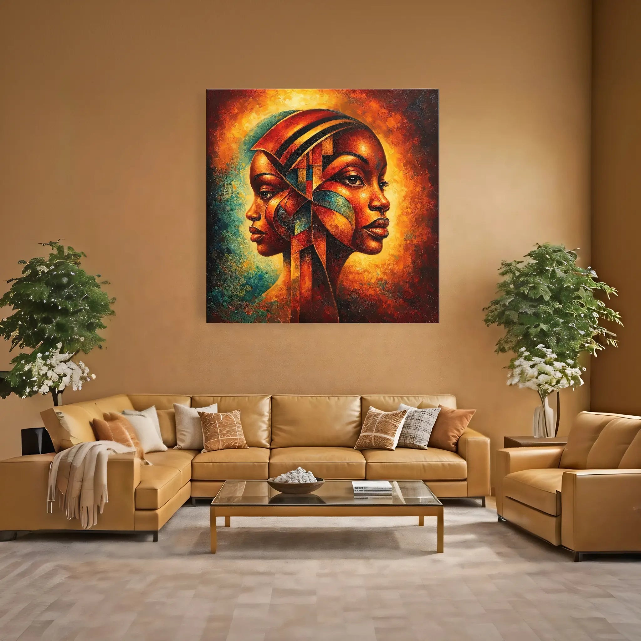 Twin Flames, One Spirit Giclée Print 119031 Visual Wall Art AR1:1S Giclée Print