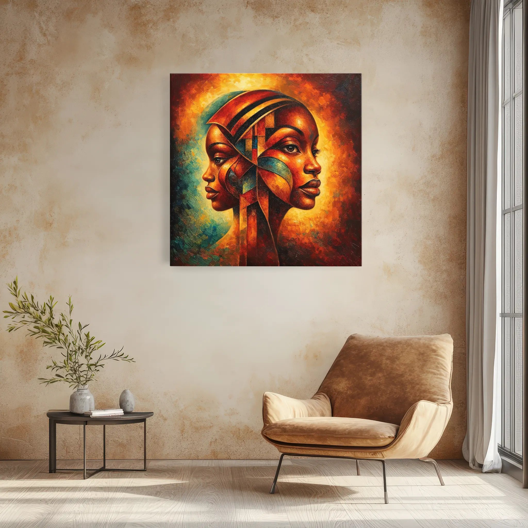 Twin Flames, One Spirit Giclée Print 119031 Visual Wall Art AR1:1S Giclée Print