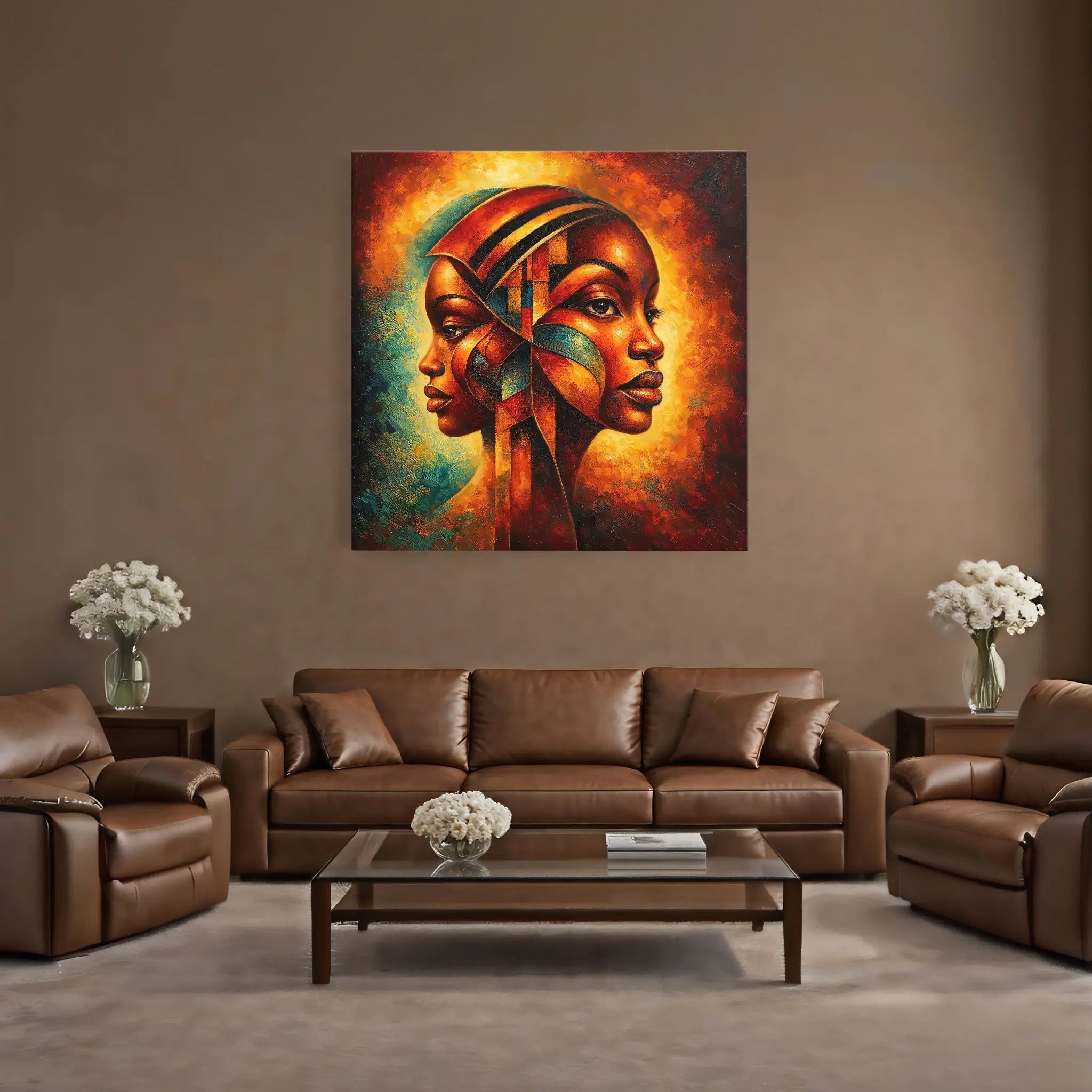 Twin Flames, One Spirit Giclée Print 119031 Visual Wall Art AR1:1S Giclée Print